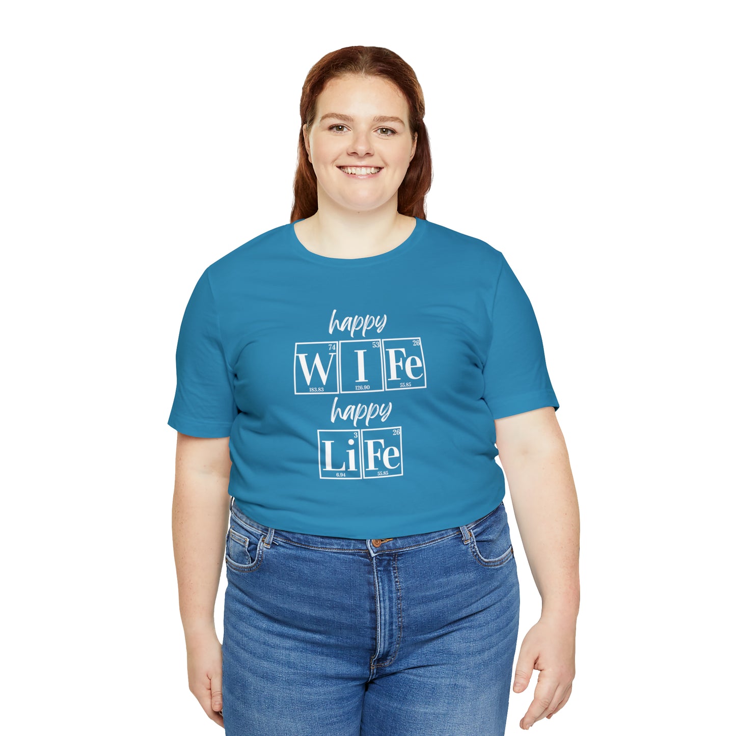 Happy Wife Happy Life Shirt, Marriage Shirt, Marriage shirt, Periodic Table Humor, Science-Themed Tee, Chemistry of Love