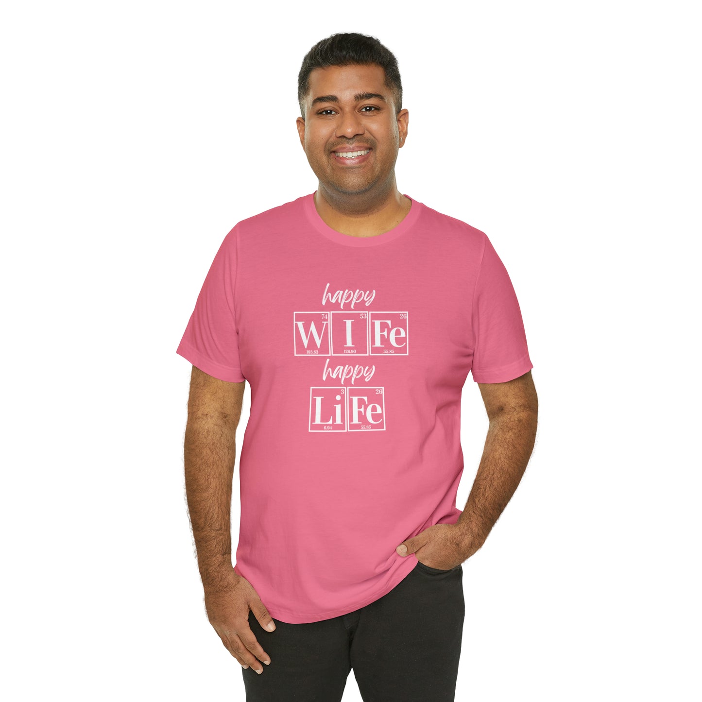 Happy Wife Happy Life Shirt, Marriage Shirt, Marriage shirt, Periodic Table Humor, Science-Themed Tee, Chemistry of Love
