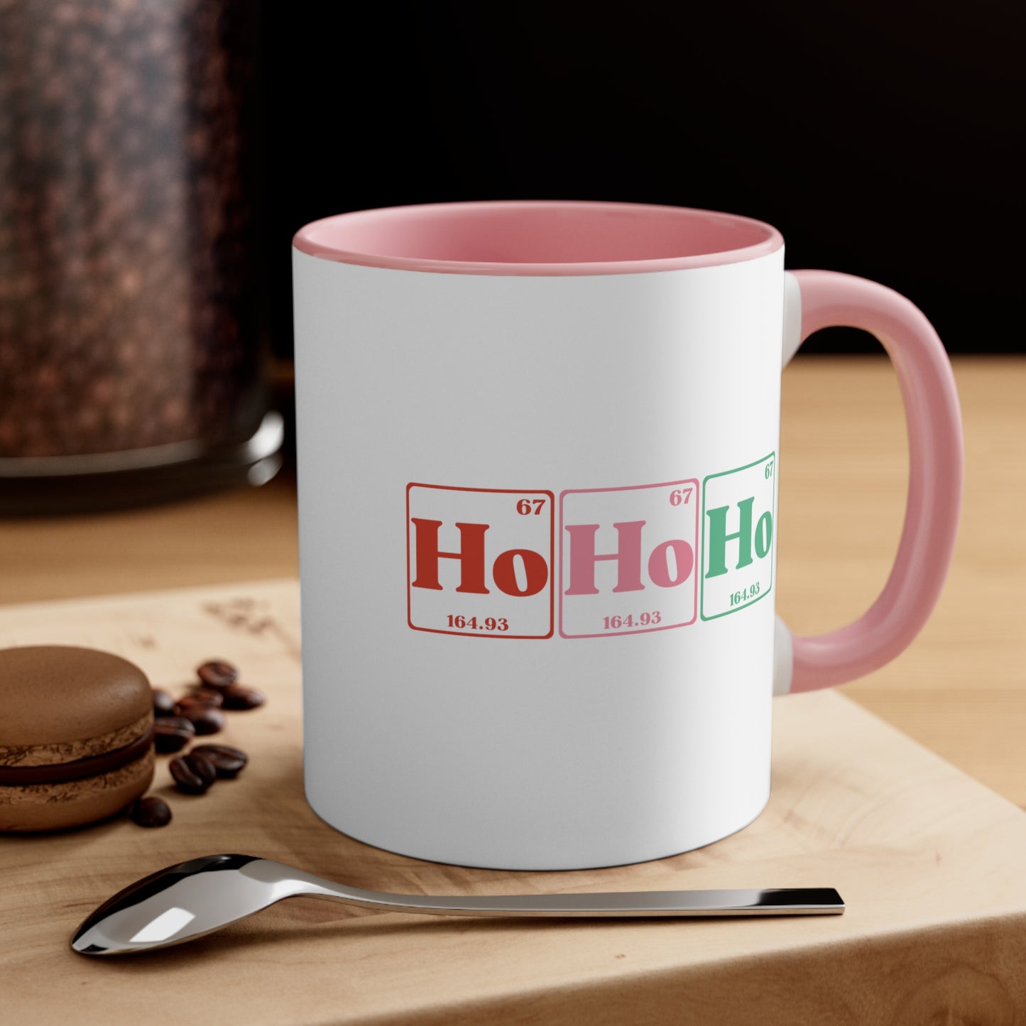 11 oz. - Ho Ho Ho Christmas Coffee Mug, Christmas Mug, Holiday Coffee Mug, Holiday Mug, Science Coffee Mug, Scientist Gift, Teacher Gift