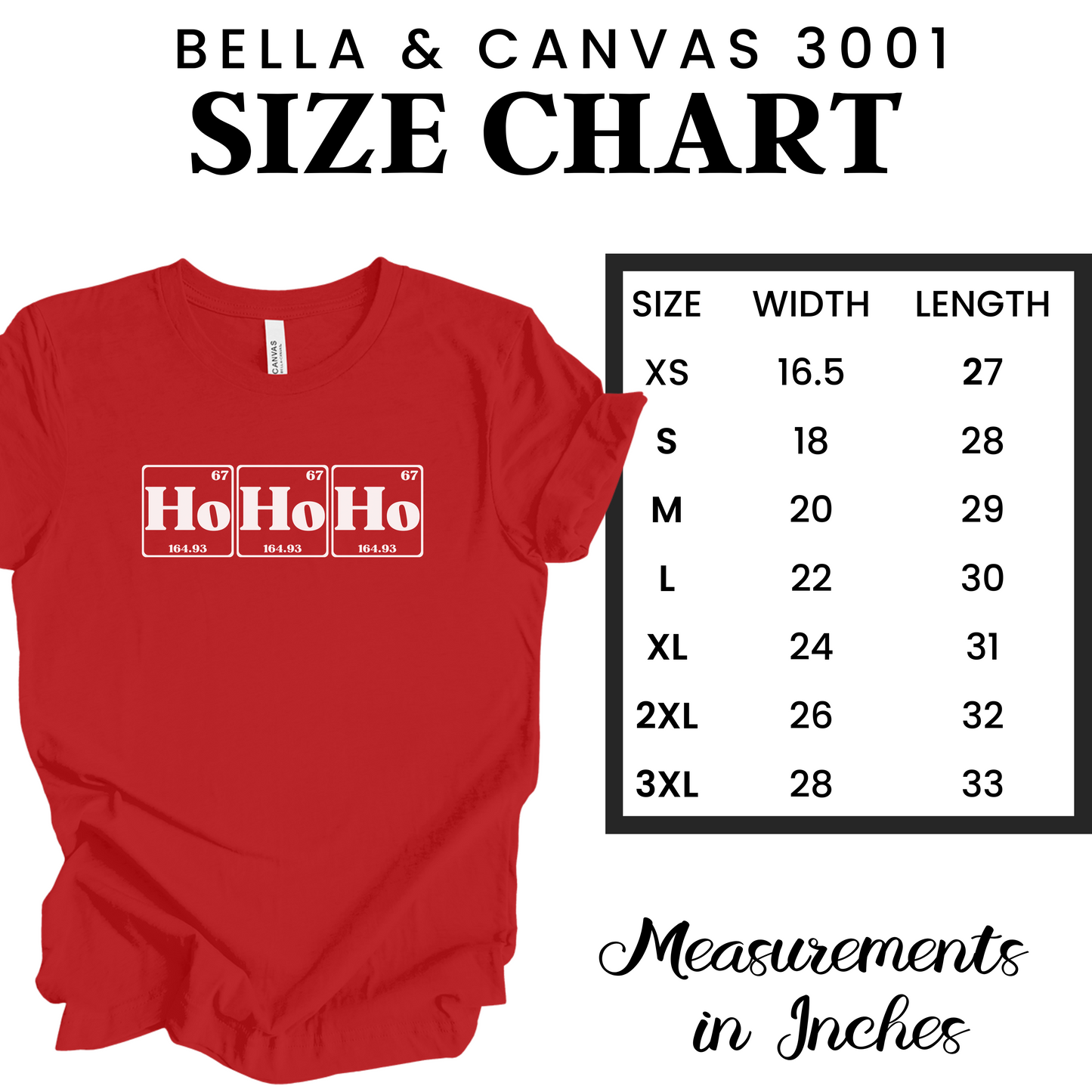 Ho Ho Ho Christmas Shirt, Christmas T-Shirt, Holiday T-Shirt, Science Holiday Shirt