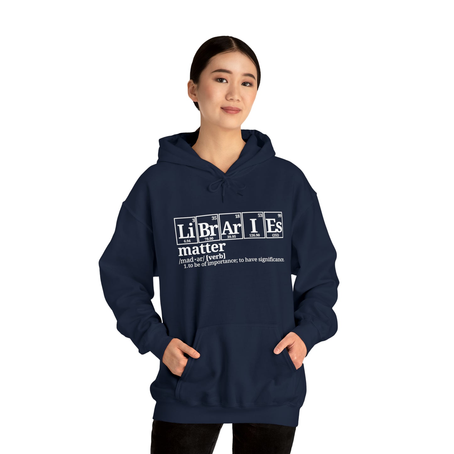 Libraries Matter Hooded Sweatshirt, Libraries Matter Hoodie, Librarian Hoodie, Librarian Sweatshirt