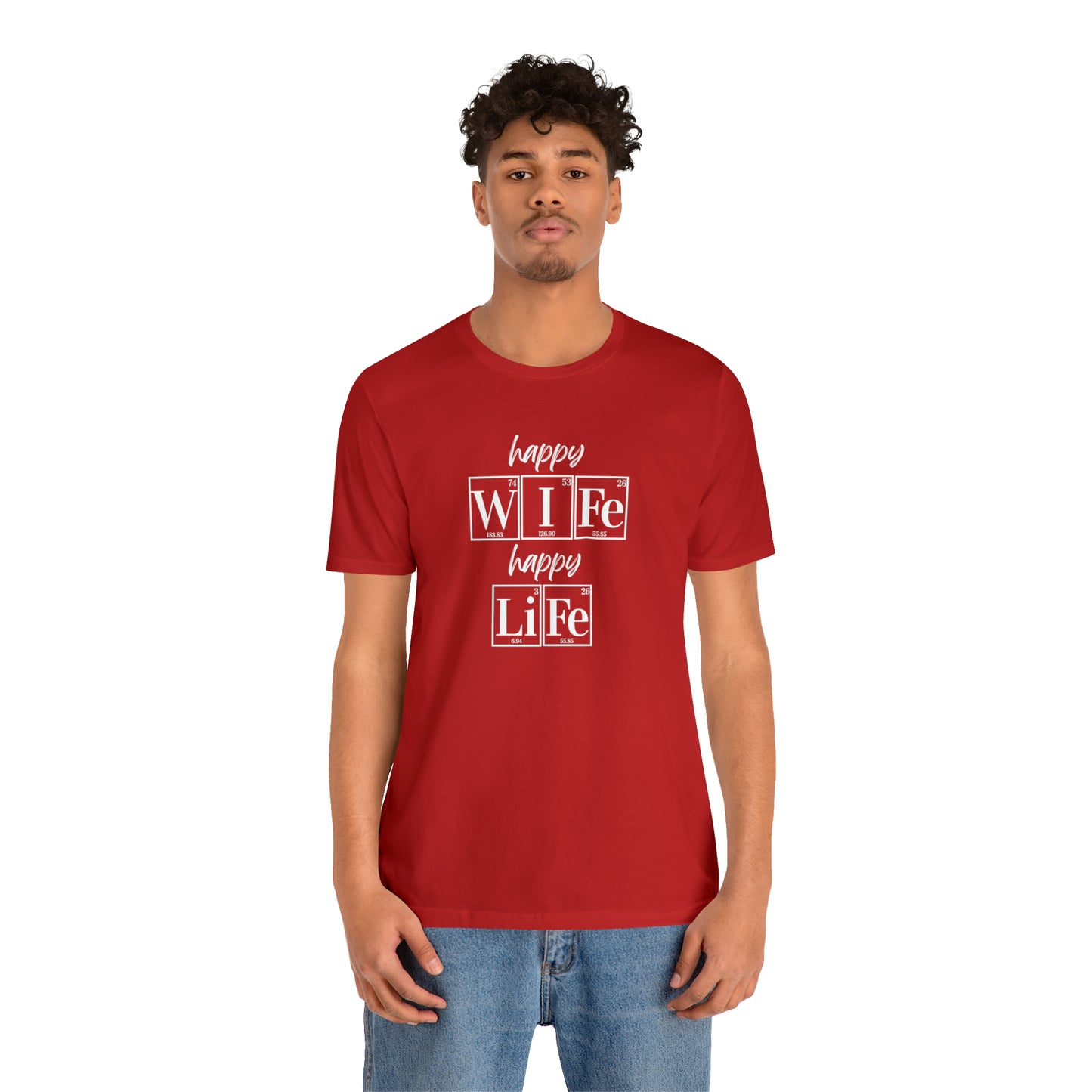 Happy Wife Happy Life Shirt, Marriage Shirt, Marriage shirt, Periodic Table Humor, Science-Themed Tee, Chemistry of Love