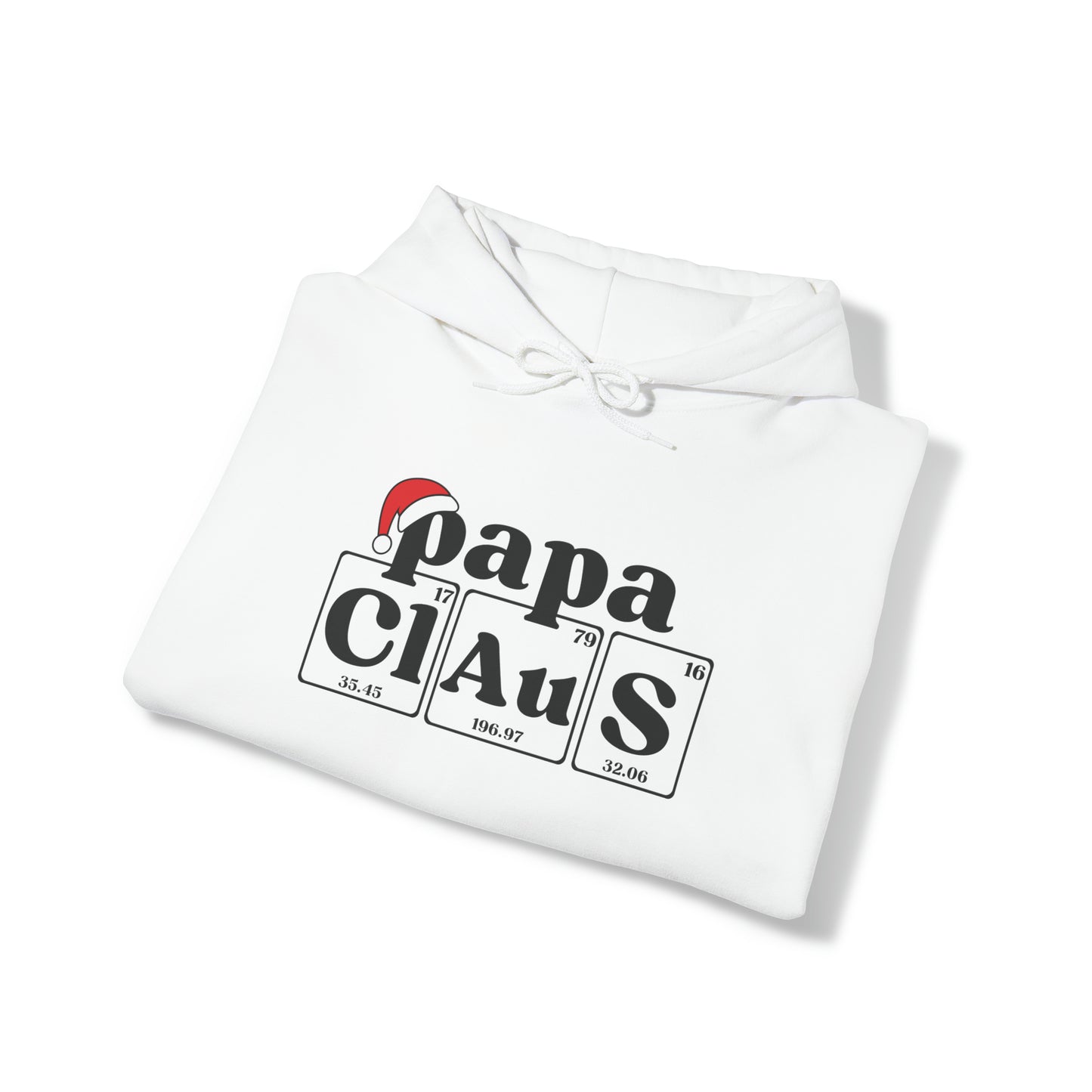 PaPa Claus Christmas Hoodie, Periodic Table Gift, Christmas Chemistry Sweater, Breaking Bad, Holiday Sweatshirt, Science Teacher, Scientist