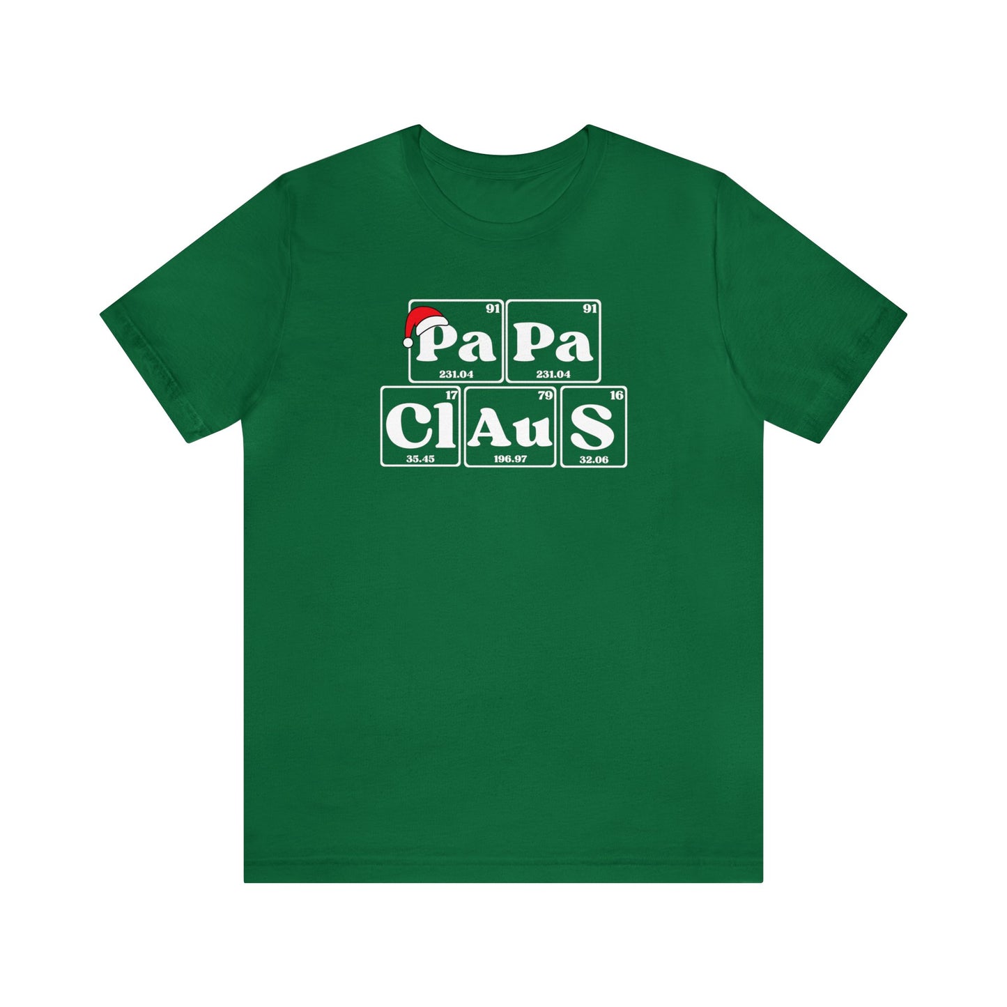 PaPa Claus Christmas Shirt, Periodic Table Gift, Christmas Chemistry Tee, Breaking Bad, Holiday T-Shirt, Science Teacher or Scientist Gift