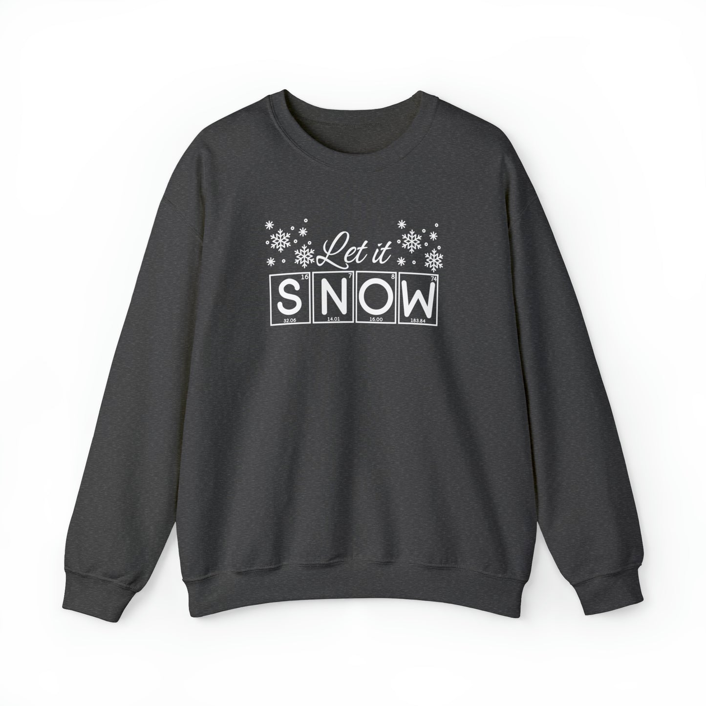 Let it Snow Crewneck Sweatshirt, Christmas Crewneck Sweatshirt, Christmas Sweatshirt, Holiday Sweatshirt