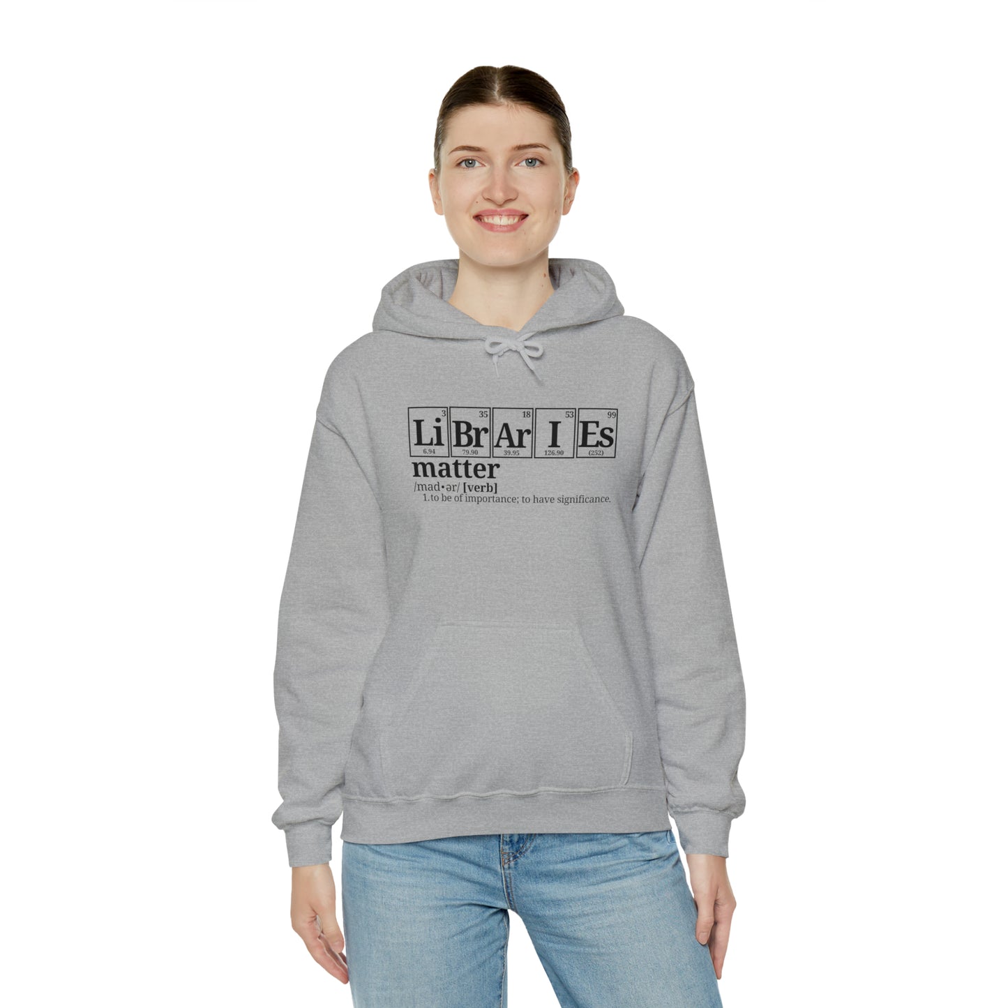 Libraries Matter Hooded Sweatshirt, Libraries Matter Hoodie, Librarian Hoodie, Librarian Sweatshirt