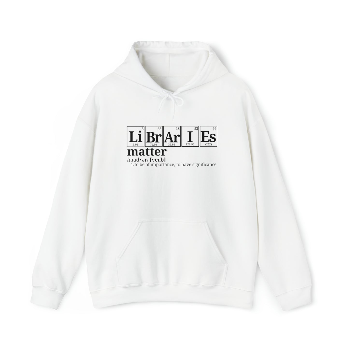 Libraries Matter Hooded Sweatshirt, Libraries Matter Hoodie, Librarian Hoodie, Librarian Sweatshirt