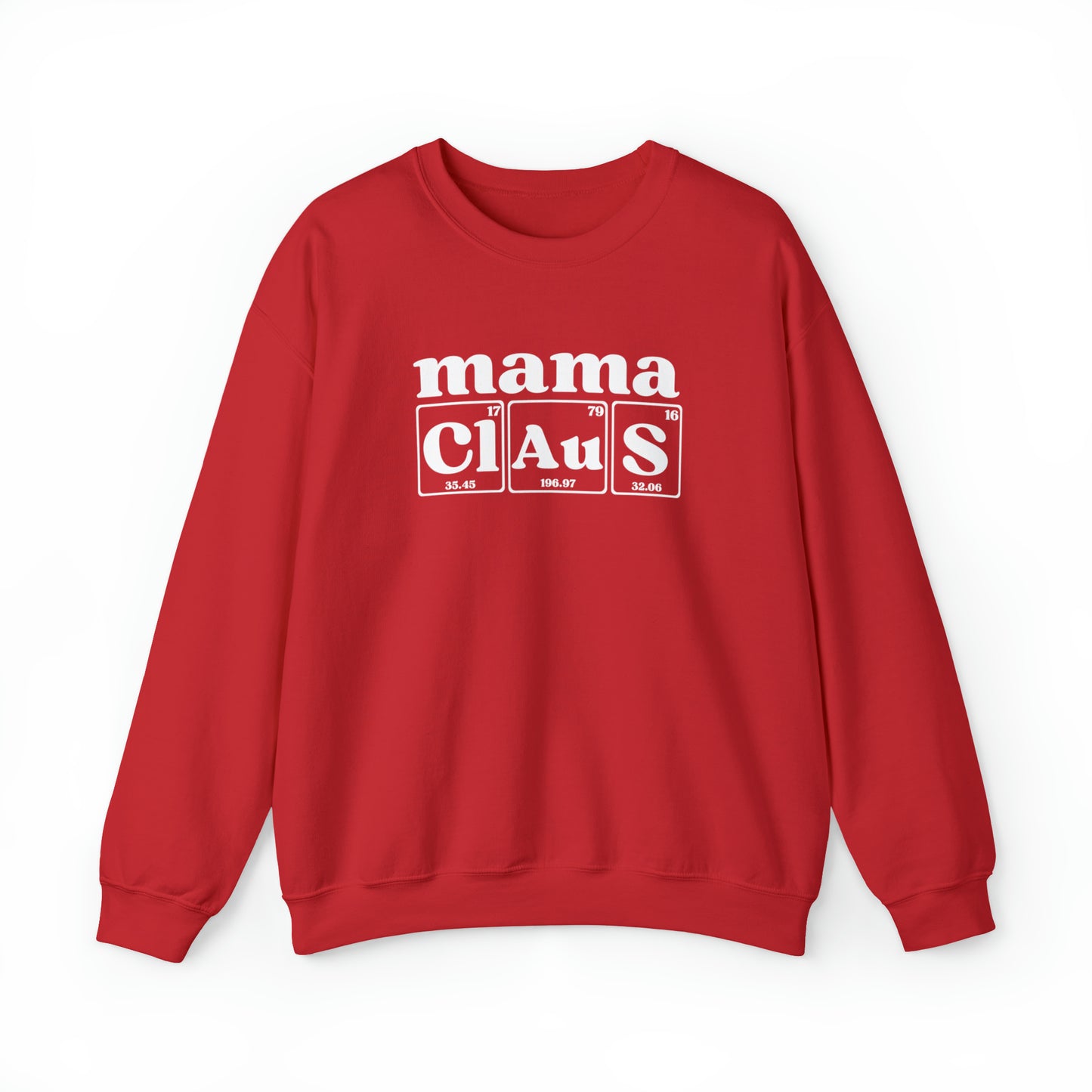 Mama Claus Crewneck Sweatshirt, Christmas Crewneck Sweatshirt, Christmas Sweathirt, Holiday Sweatshirt