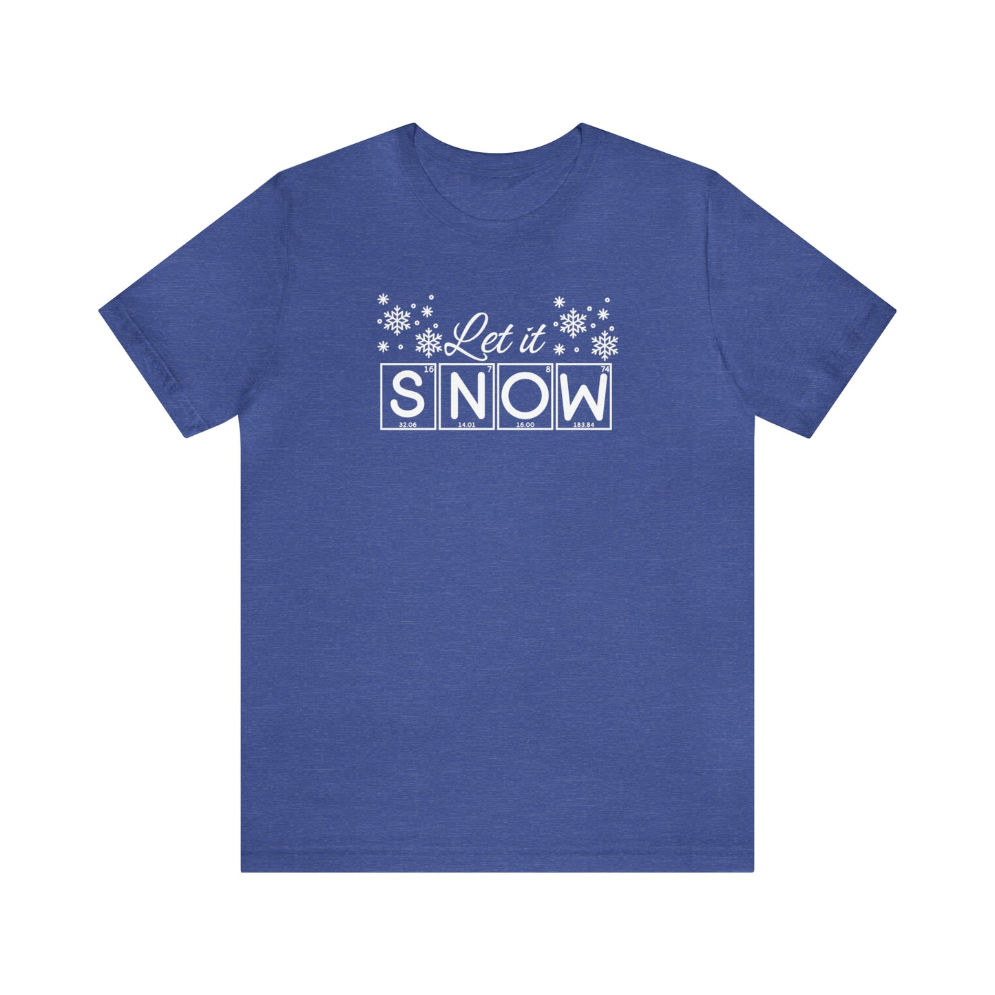 Let it Snow Science Christmas Shirt, Christmas T-Shirt, Holiday T-Shirt, Science Holiday Shirt