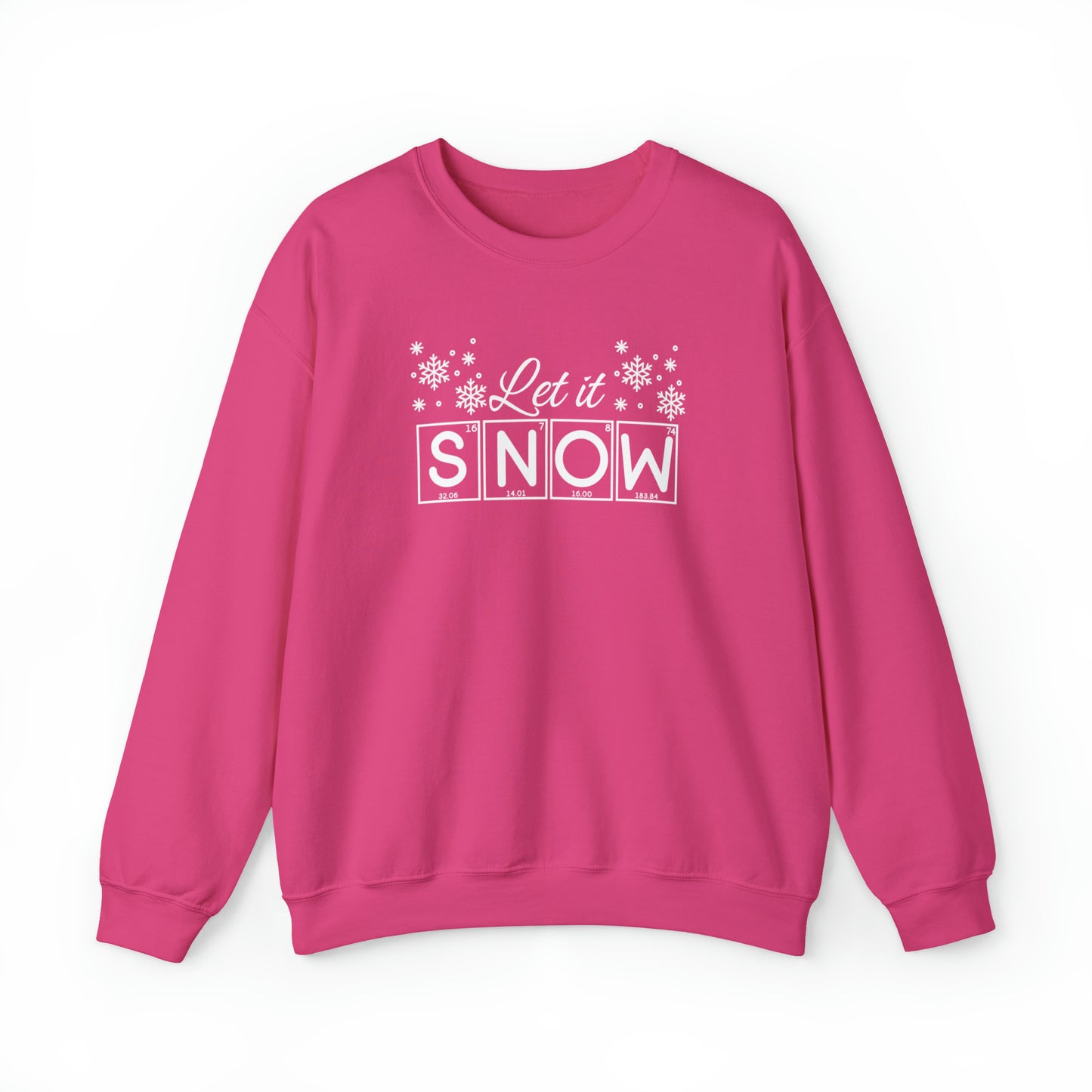 Let it Snow Crewneck Sweatshirt, Christmas Crewneck Sweatshirt, Christmas Sweatshirt, Holiday Sweatshirt