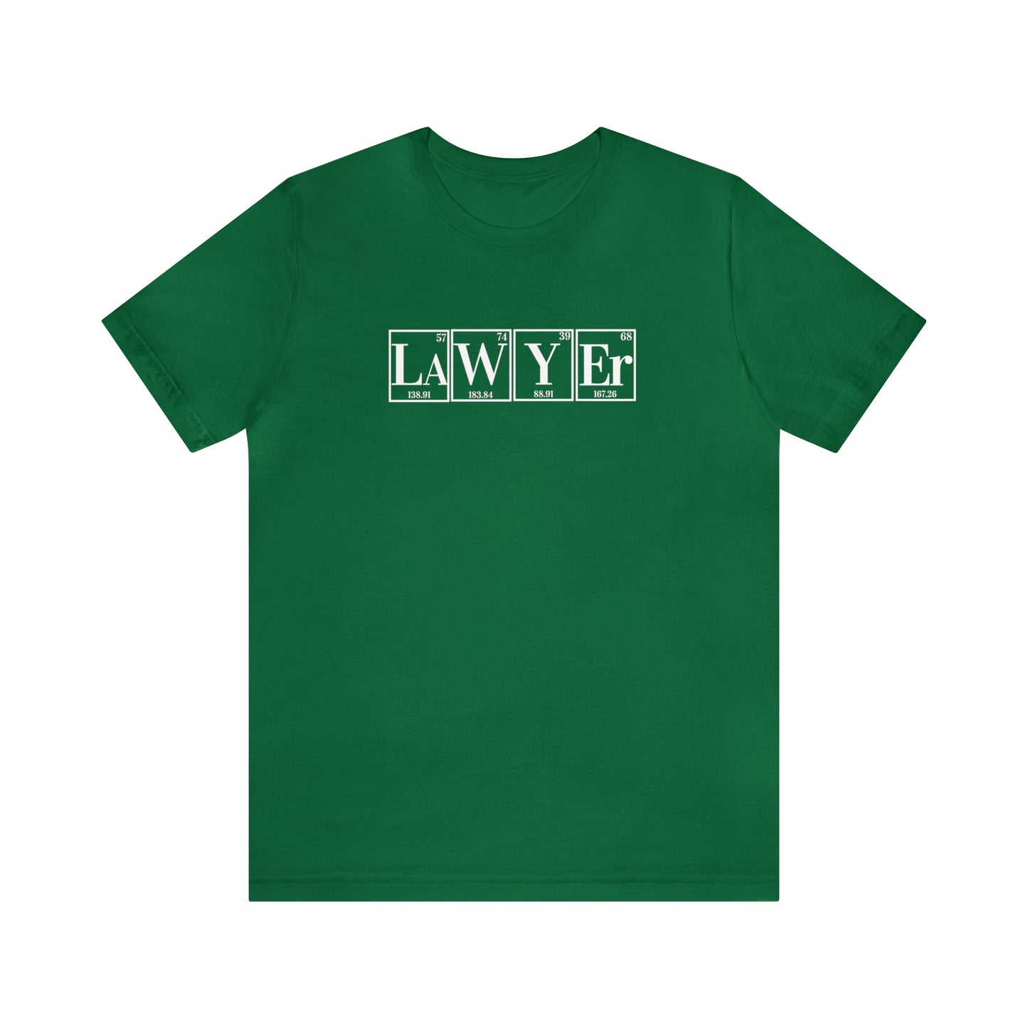 Lawyer Shirt, Science Shirt, Periodic Table Humor ,Legal Fashion, Science-Themed tee
