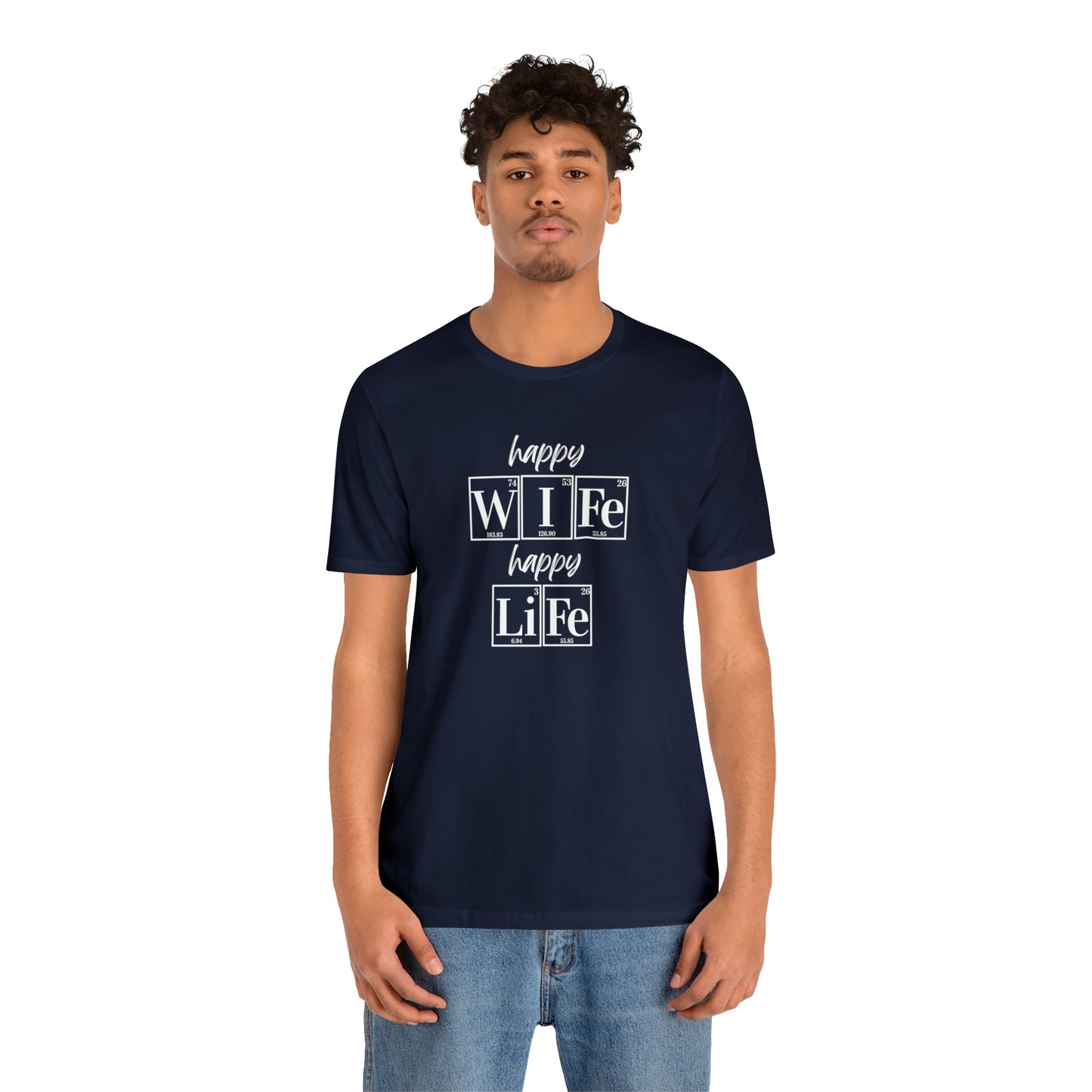 Happy Wife Happy Life Shirt, Marriage Shirt, Marriage shirt, Periodic Table Humor, Science-Themed Tee, Chemistry of Love
