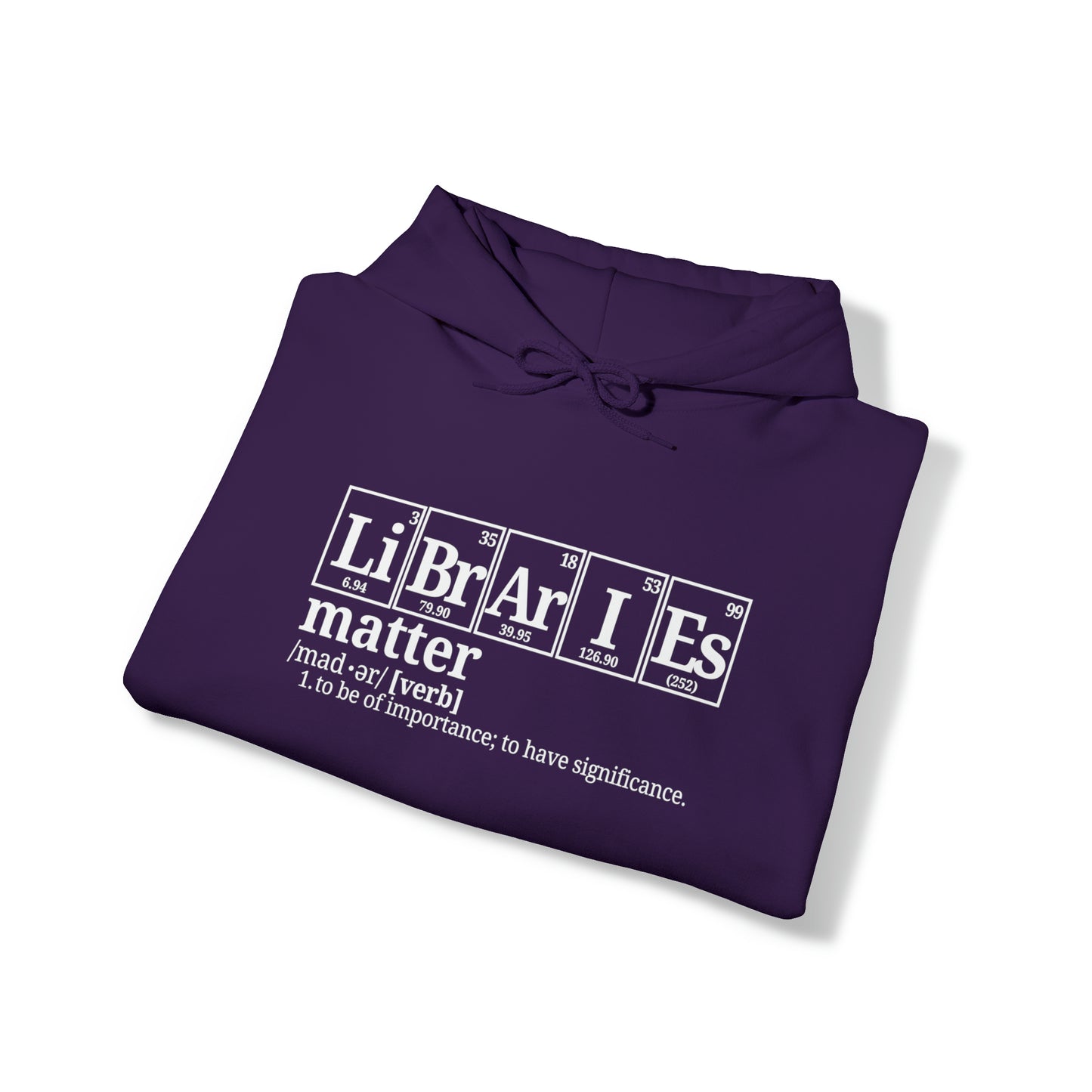 Libraries Matter Hooded Sweatshirt, Libraries Matter Hoodie, Librarian Hoodie, Librarian Sweatshirt