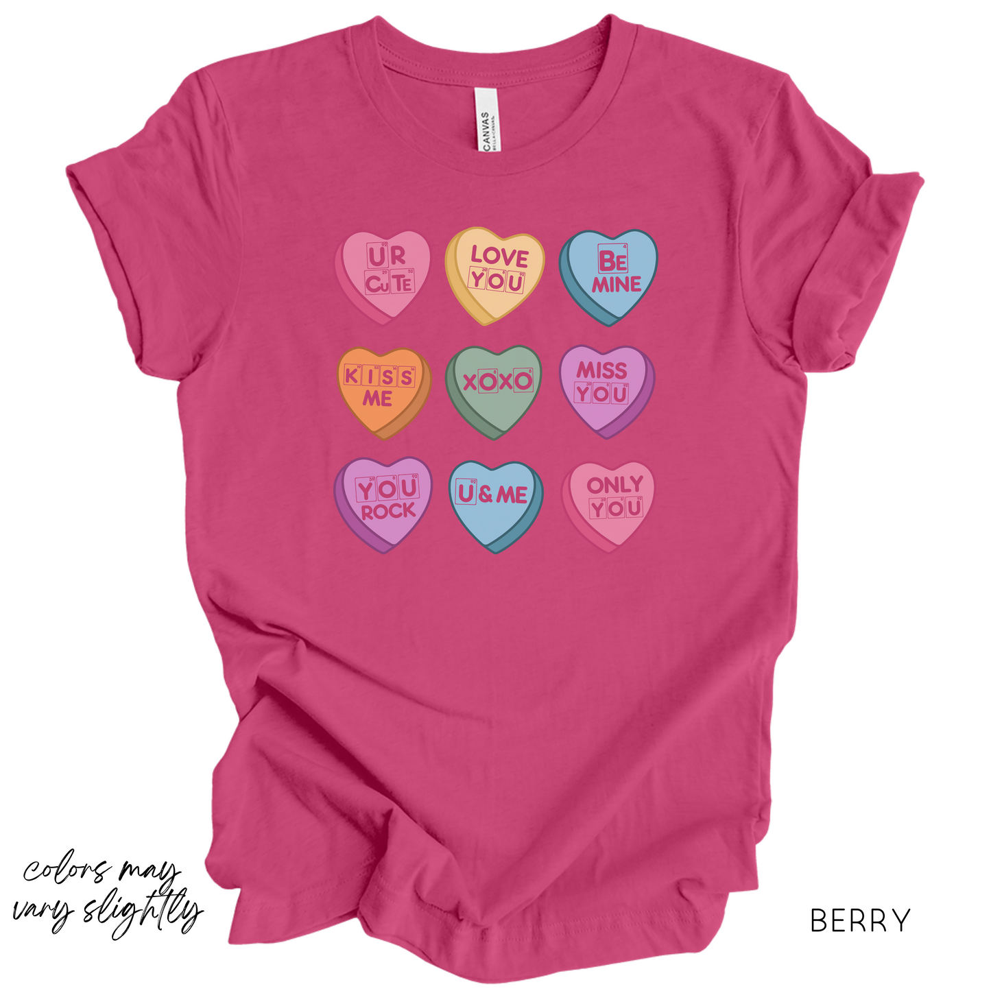 Science Valentine Candy Hearts T-Shirt, Be Mine Shirt, Conversation Hearts, Gift for Her, Periodic Table, Breaking Bad, XOXO Shirt