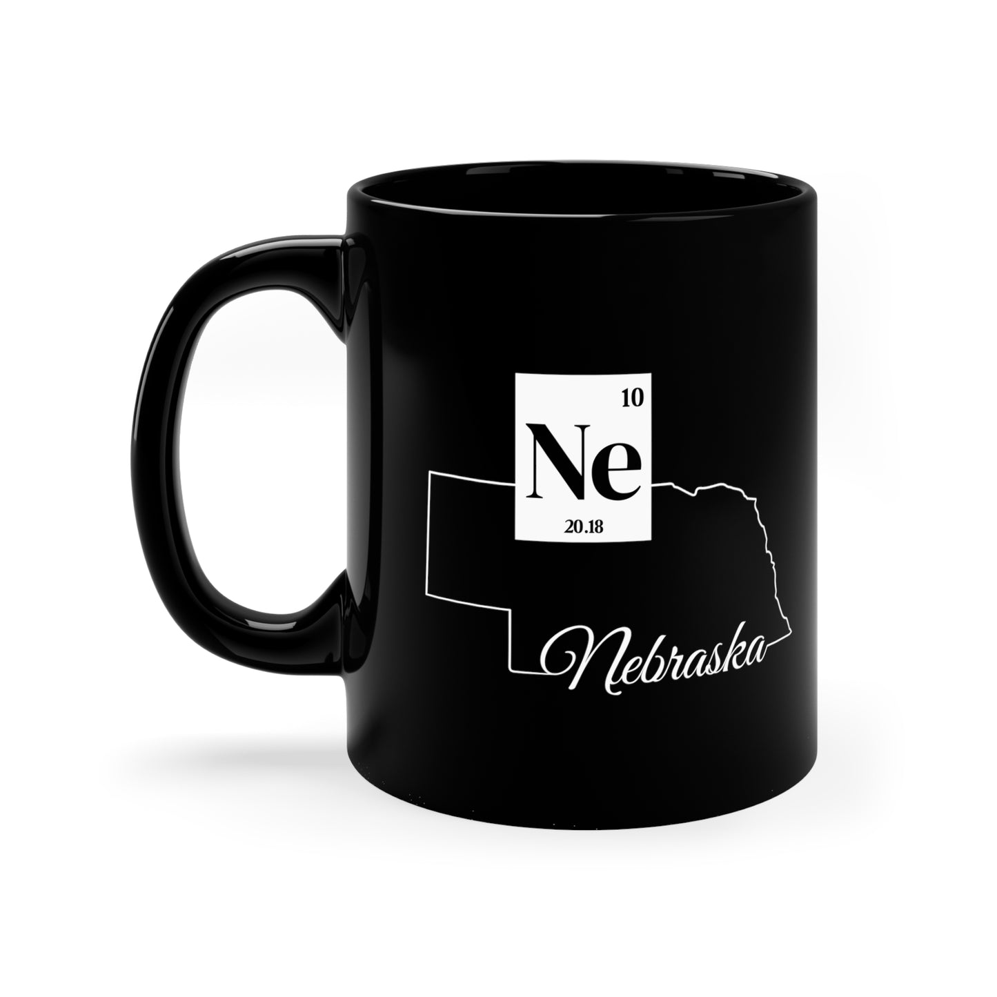 11oz Science Coffee Mug - Nebraska State Coffee Mug