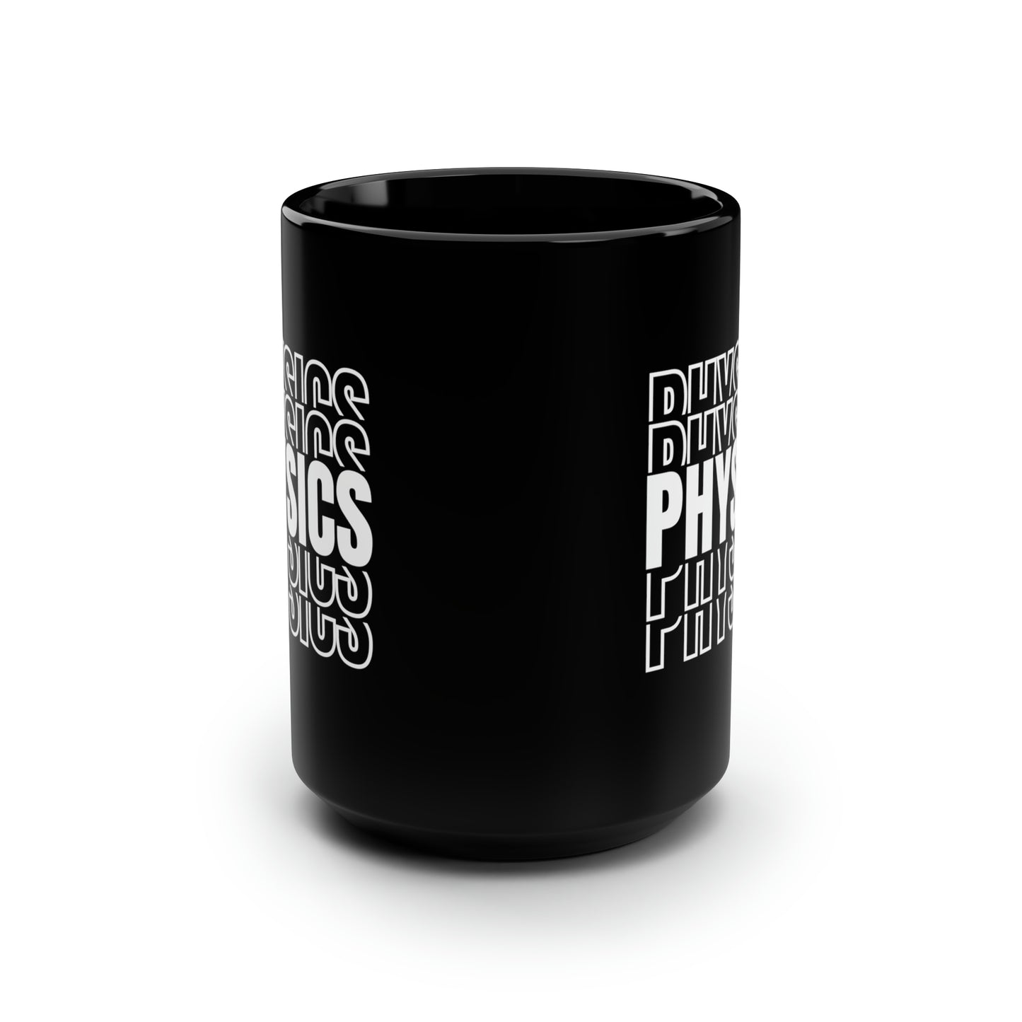 15oz - Physics Science Mug - Black