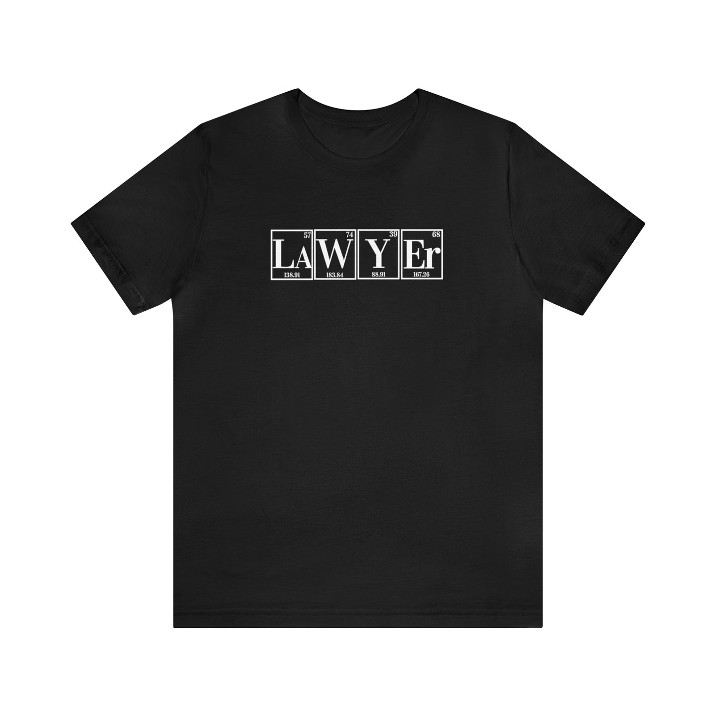 Lawyer Shirt, Science Shirt, Periodic Table Humor ,Legal Fashion, Science-Themed tee