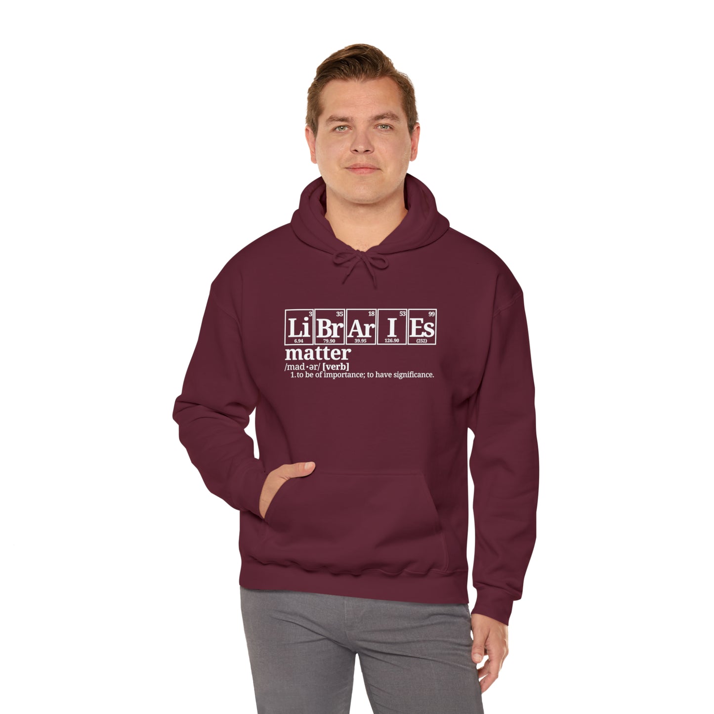 Libraries Matter Hooded Sweatshirt, Libraries Matter Hoodie, Librarian Hoodie, Librarian Sweatshirt