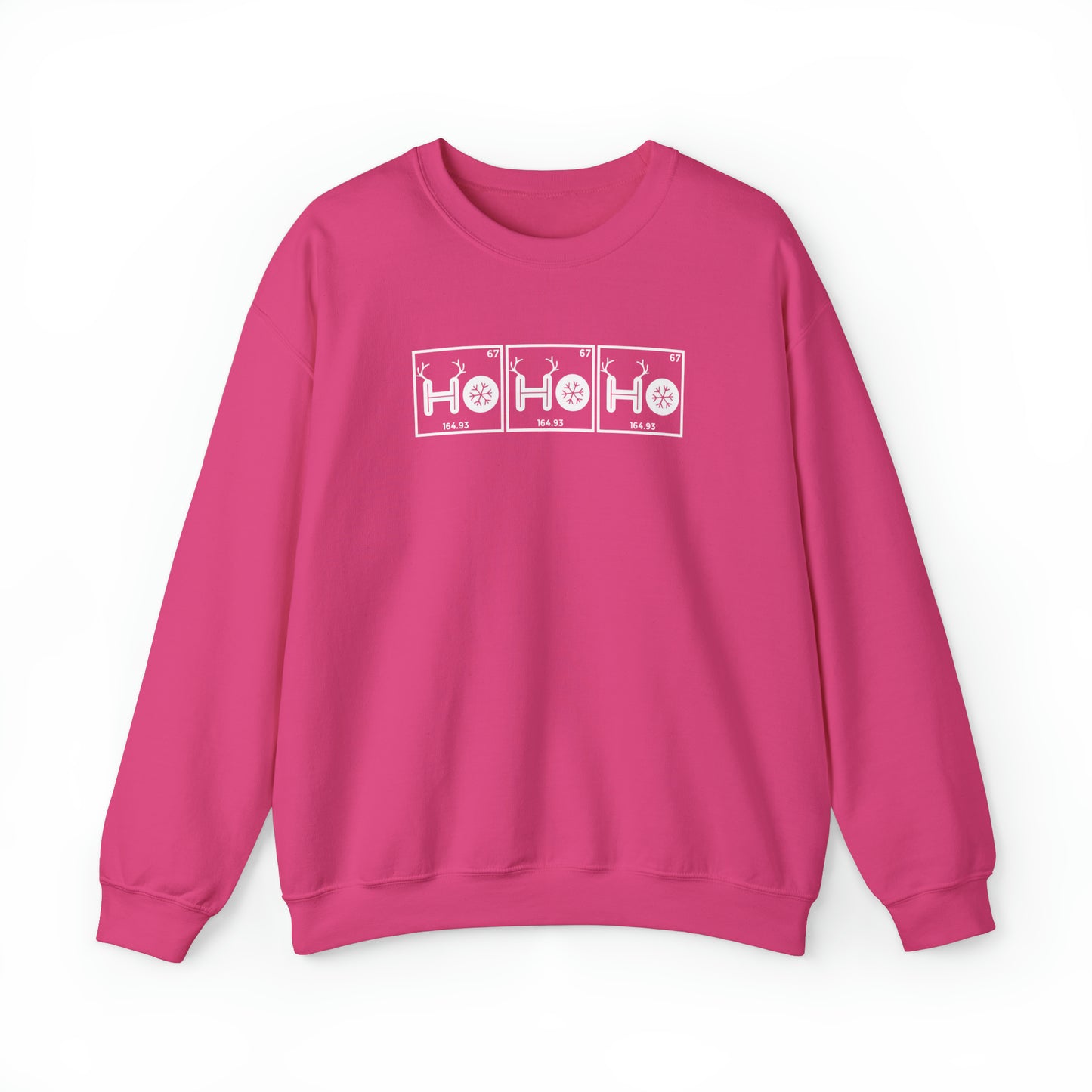 Ho Ho Ho Chemistry Crewneck Sweatshirt, Christmas Holiday Sweater, Periodic Table, Scientist Gift, Science Teacher Gift, Breaking Bad