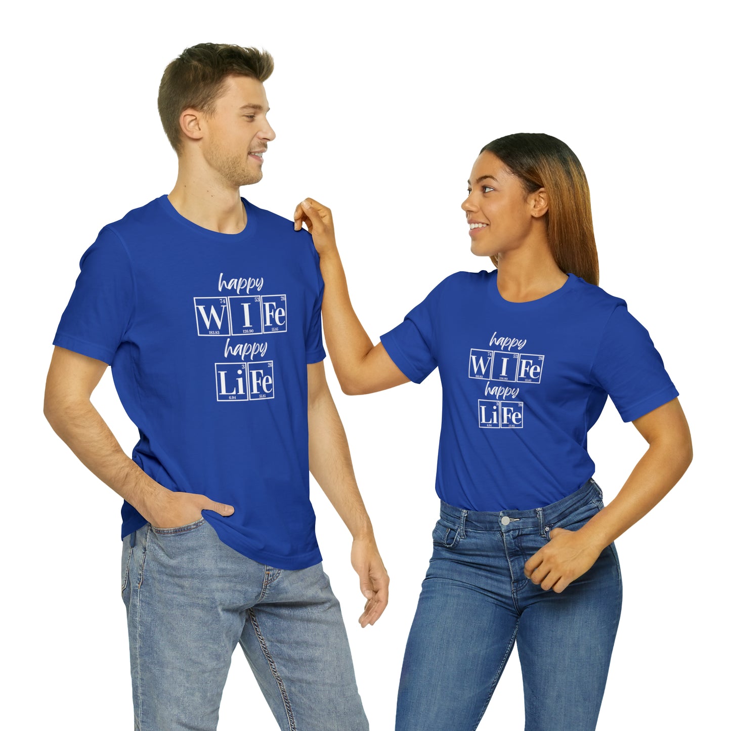 Happy Wife Happy Life Shirt, Marriage Shirt, Marriage shirt, Periodic Table Humor, Science-Themed Tee, Chemistry of Love