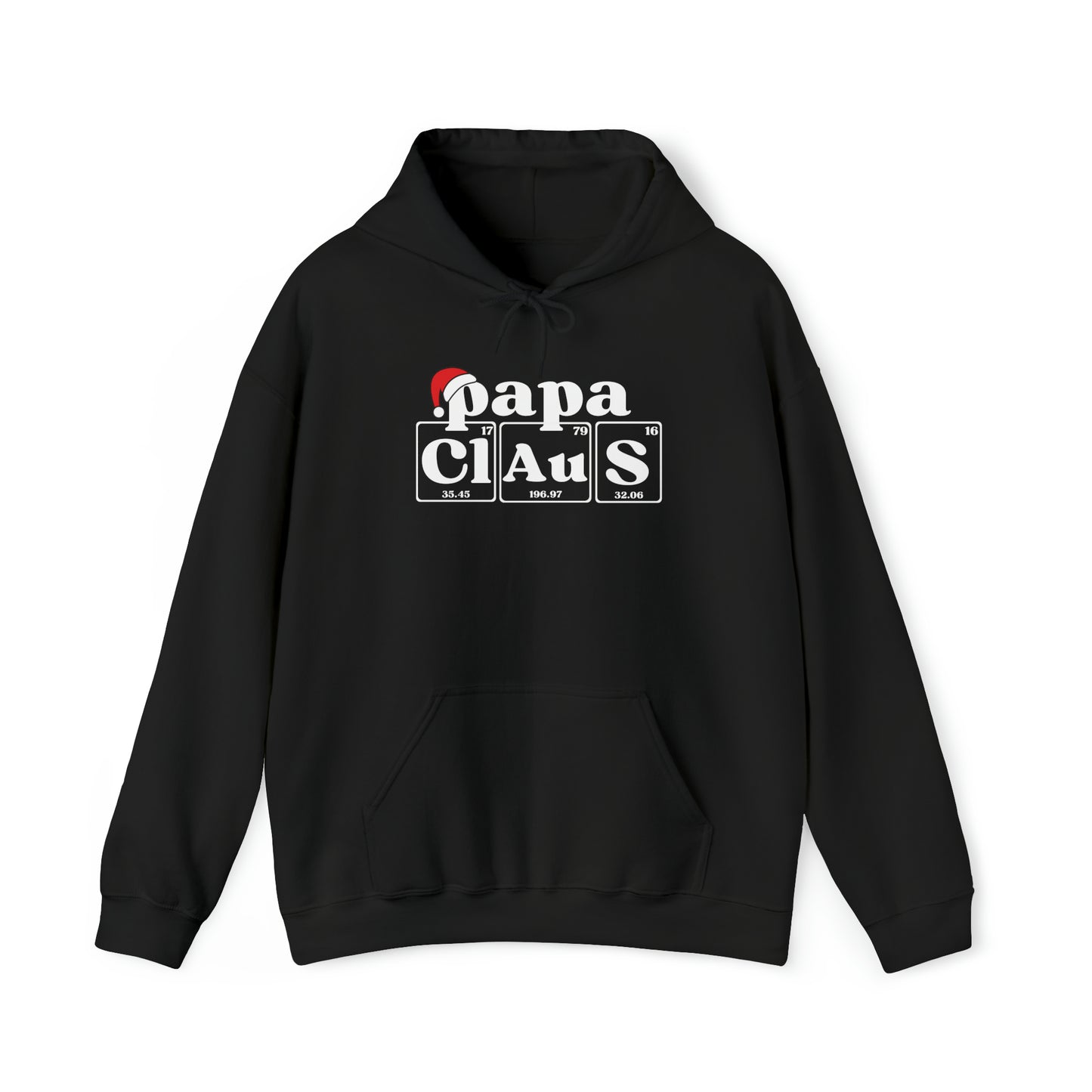 PaPa Claus Christmas Hoodie, Periodic Table Gift, Christmas Chemistry Sweater, Breaking Bad, Holiday Sweatshirt, Science Teacher, Scientist