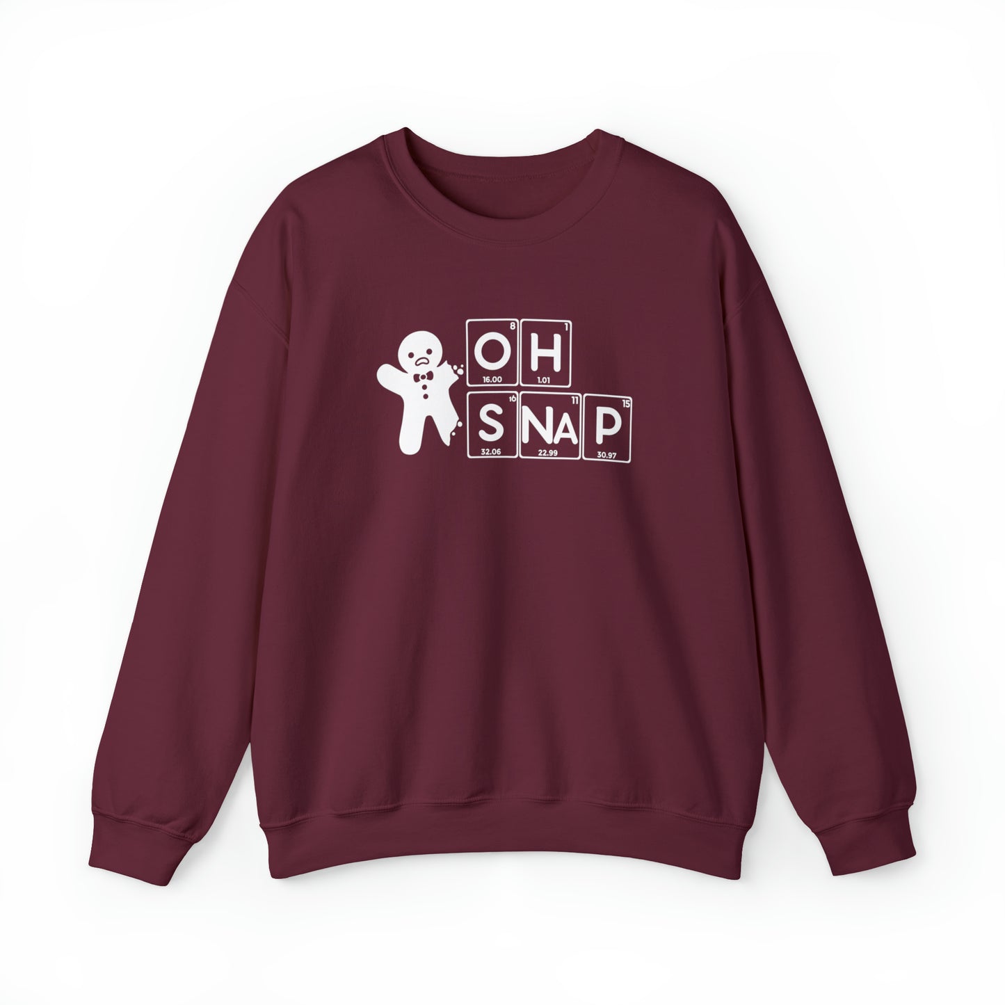 Oh Snap Gingerbread Crewneck Sweatshirt, Christmas Crewneck Sweatshirt, Christmas Sweathirt, Holiday Sweatshirt