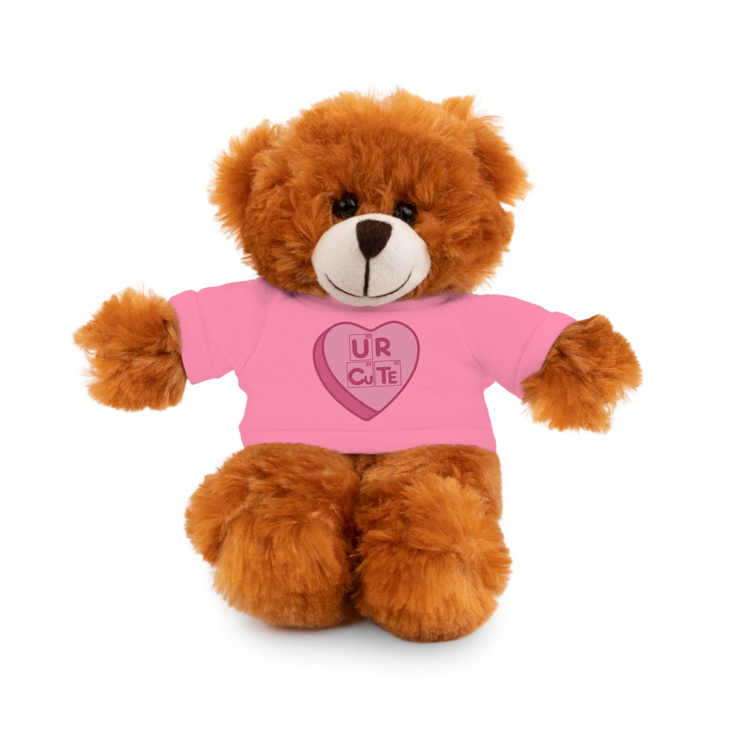 U R Cute - Science Valentine Stuffed Animal Plushie, Chemistry Plush, Valentines Day Bear, Gift for Her, Gift for Him, Periodic Table
