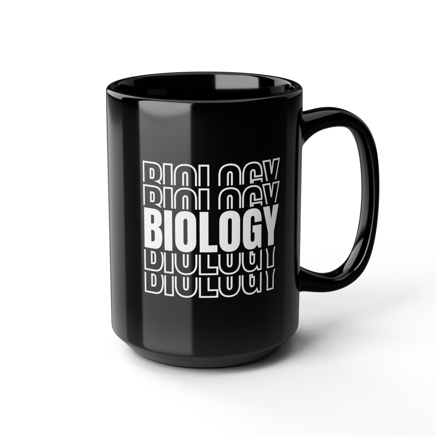 15oz - Biology Science Mug - Black
