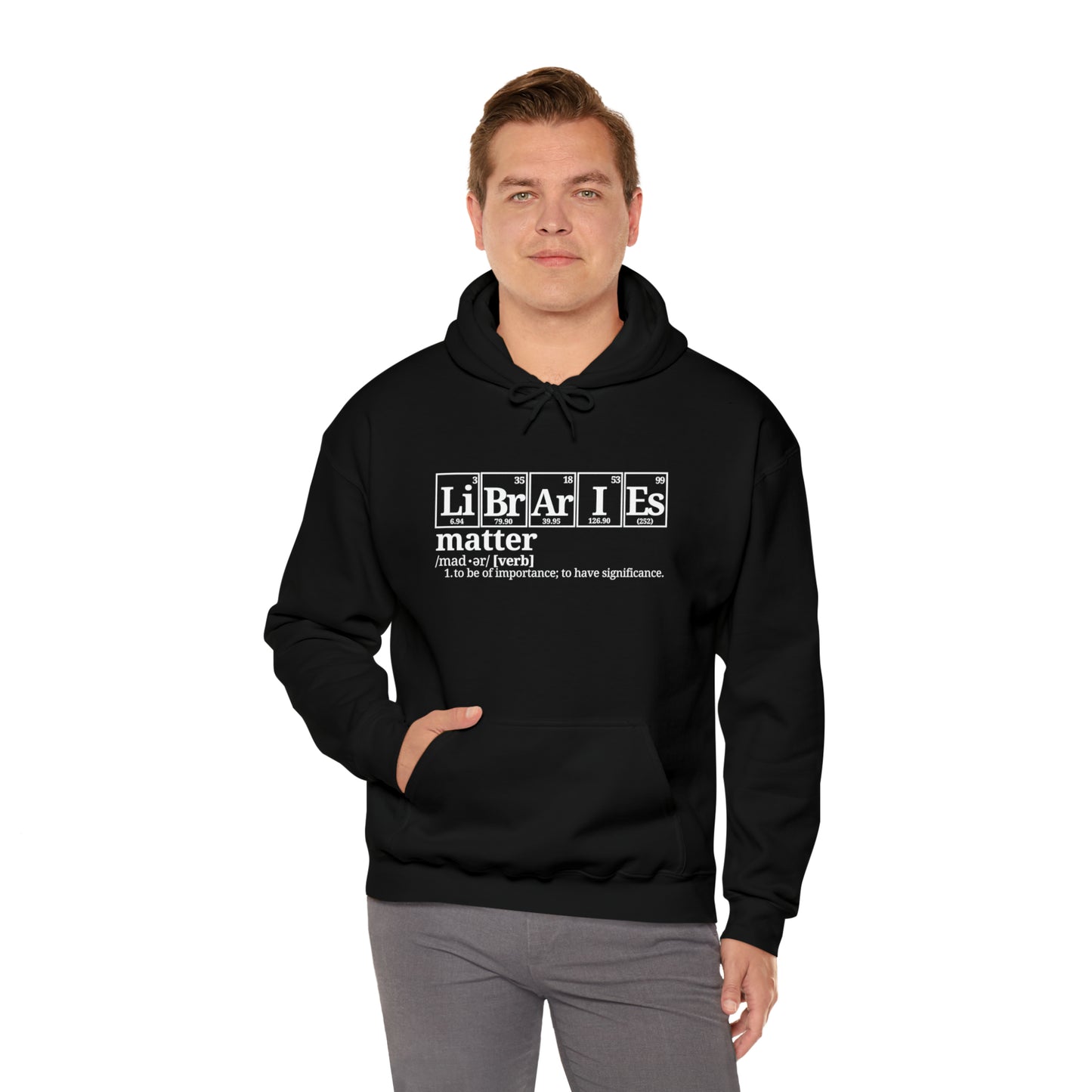 Libraries Matter Hooded Sweatshirt, Libraries Matter Hoodie, Librarian Hoodie, Librarian Sweatshirt