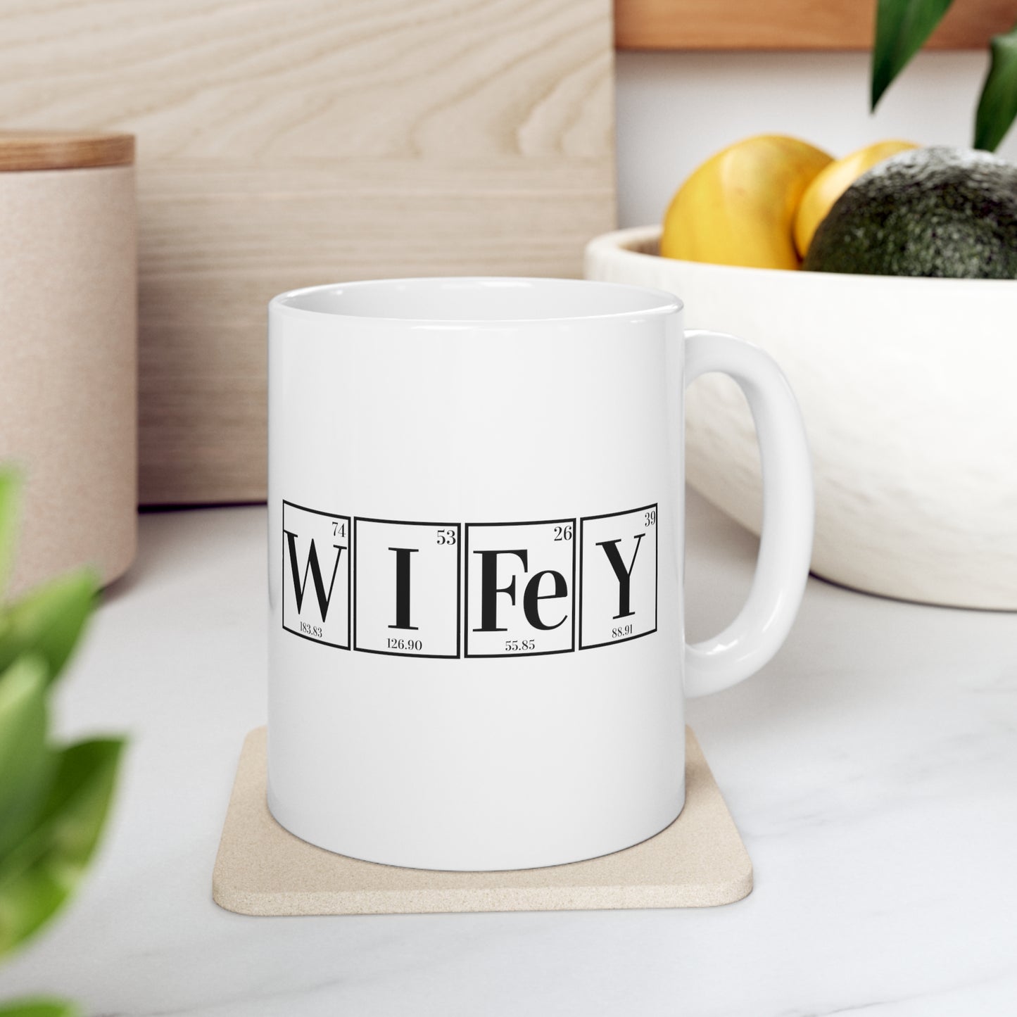 11oz - Science Coffee Mug, Wifey Coffee Mug, Wifey Mug, Chemistry Gift, Scientist Gift