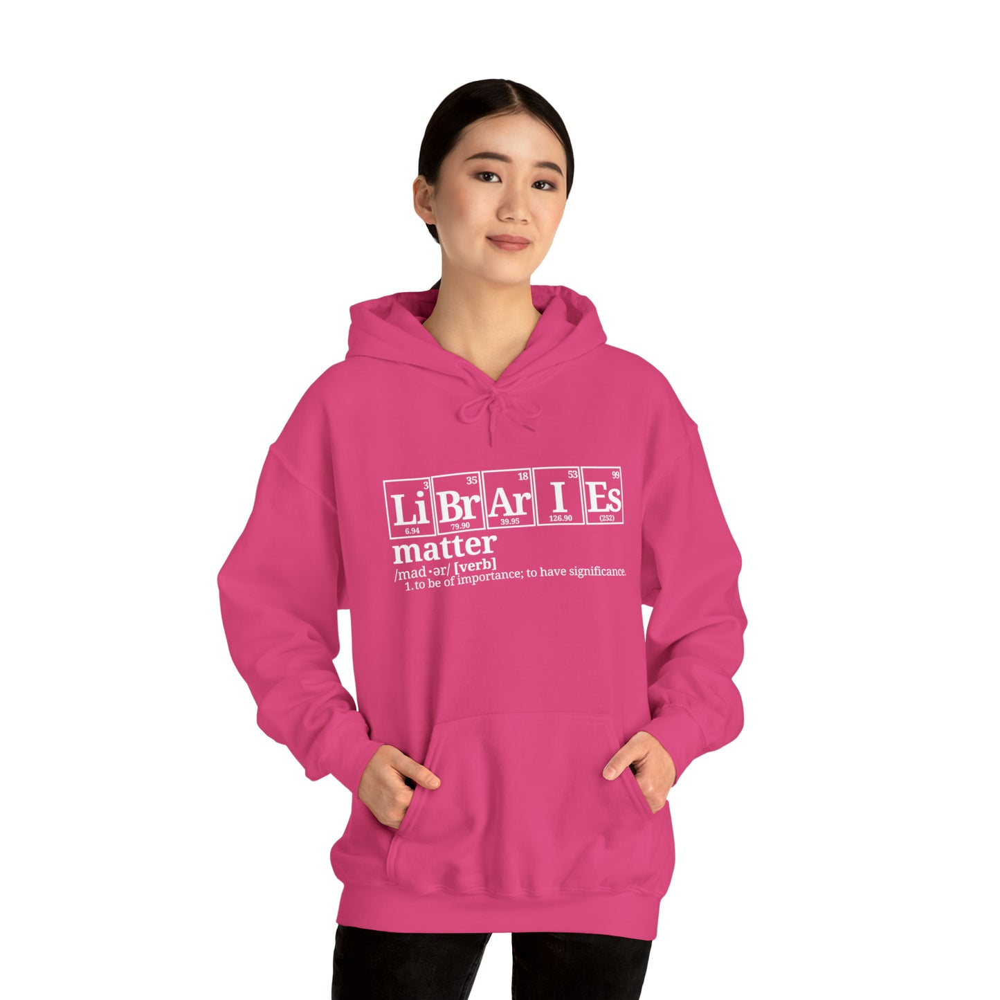 Libraries Matter Hooded Sweatshirt, Libraries Matter Hoodie, Librarian Hoodie, Librarian Sweatshirt
