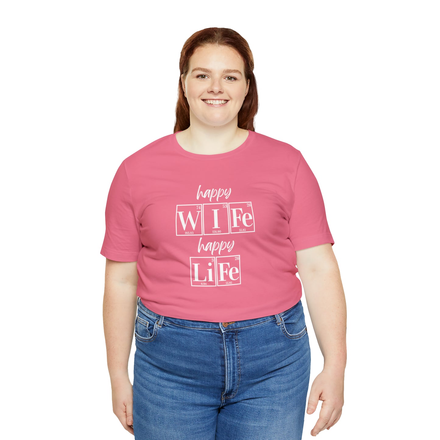 Happy Wife Happy Life Shirt, Marriage Shirt, Marriage shirt, Periodic Table Humor, Science-Themed Tee, Chemistry of Love