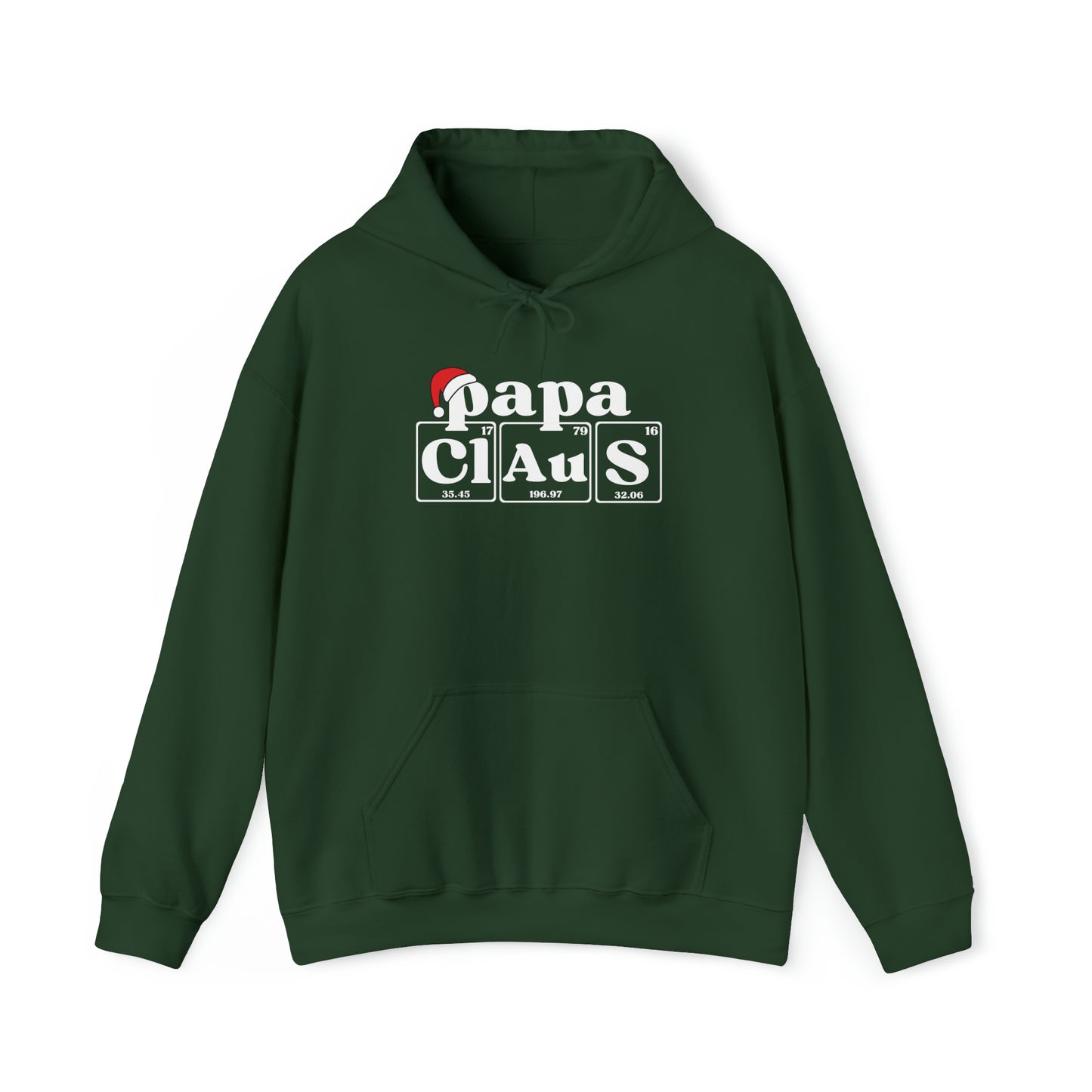 PaPa Claus Christmas Hoodie, Periodic Table Gift, Christmas Chemistry Sweater, Breaking Bad, Holiday Sweatshirt, Science Teacher, Scientist