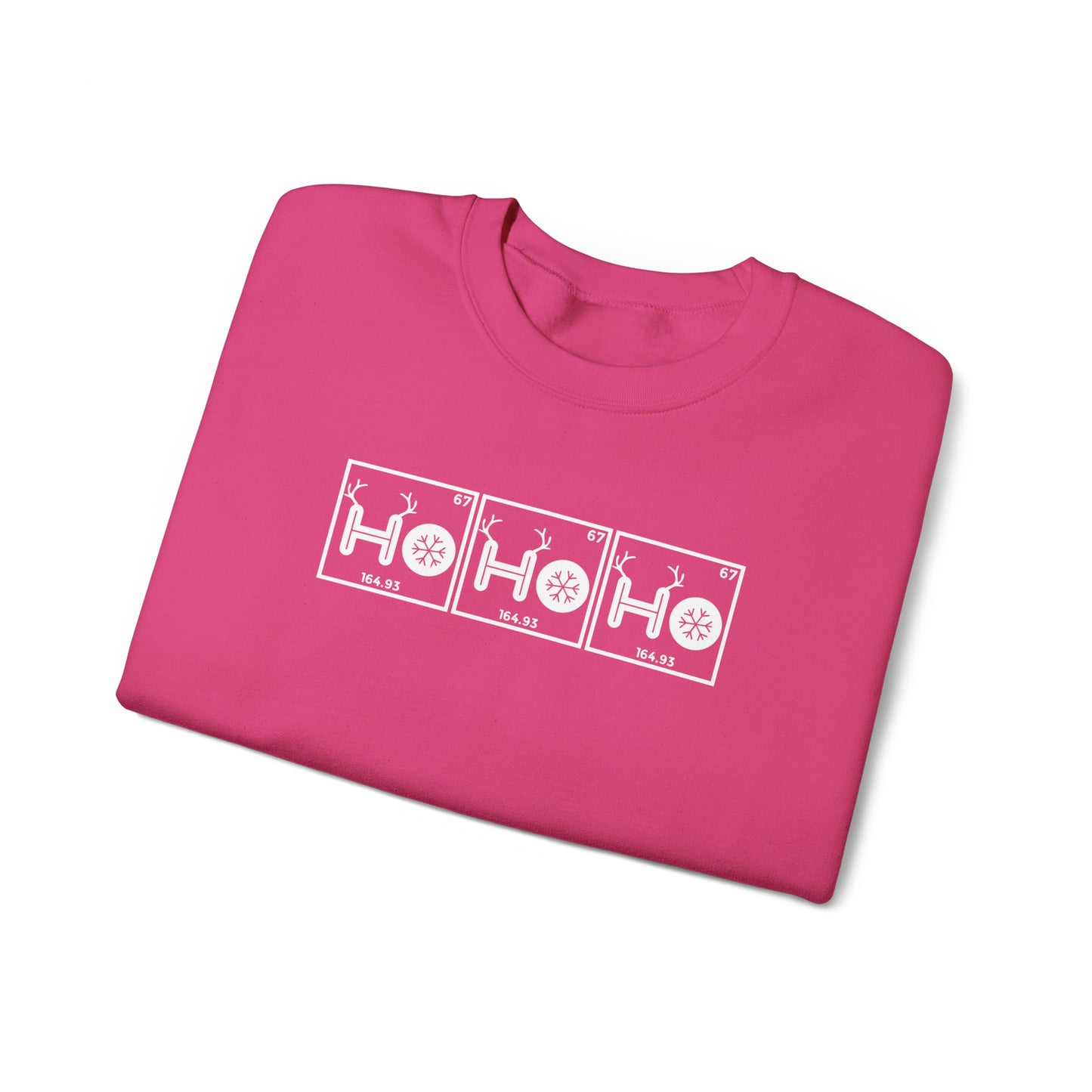 Ho Ho Ho Chemistry Crewneck Sweatshirt, Christmas Holiday Sweater, Periodic Table, Scientist Gift, Science Teacher Gift, Breaking Bad