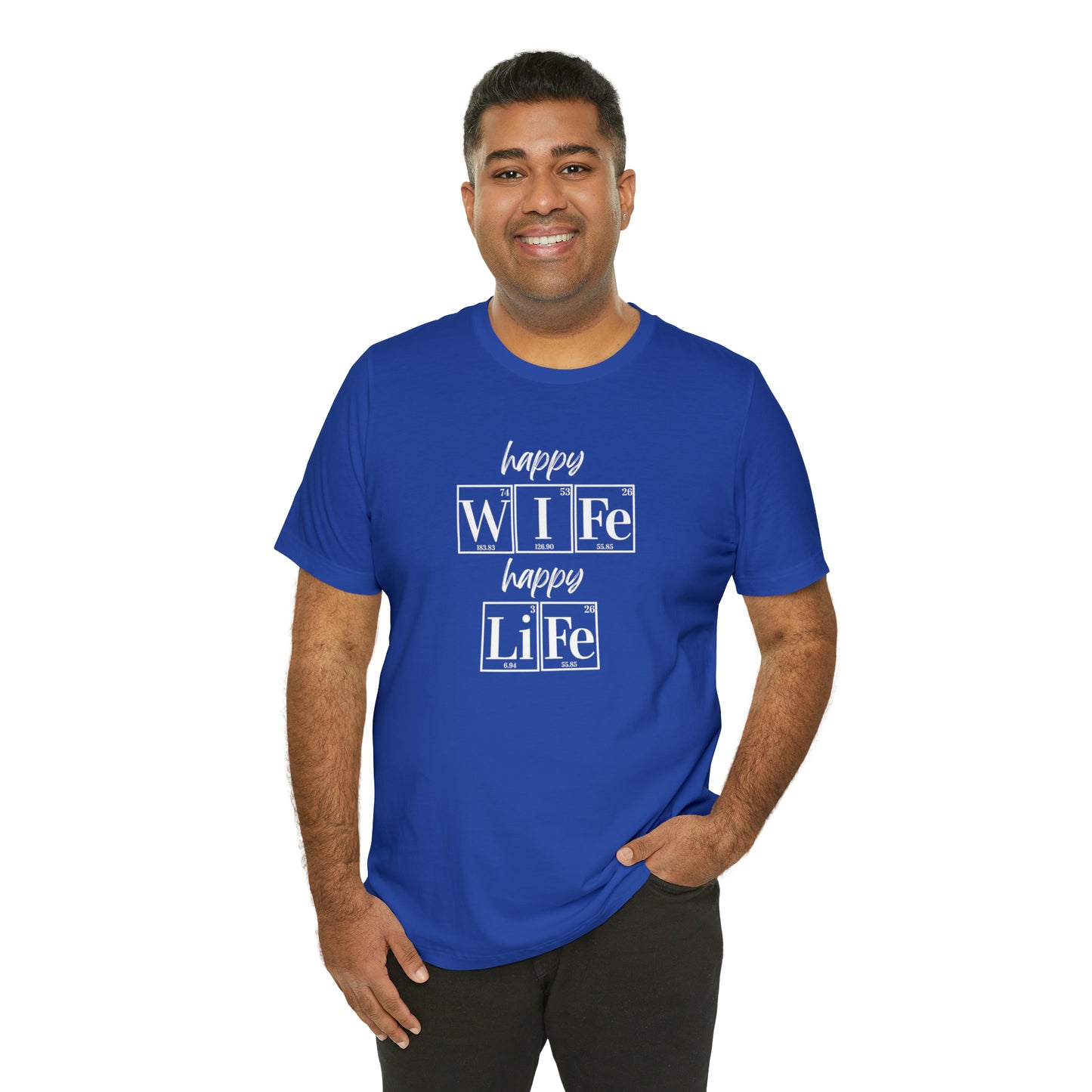 Happy Wife Happy Life Shirt, Marriage Shirt, Marriage shirt, Periodic Table Humor, Science-Themed Tee, Chemistry of Love