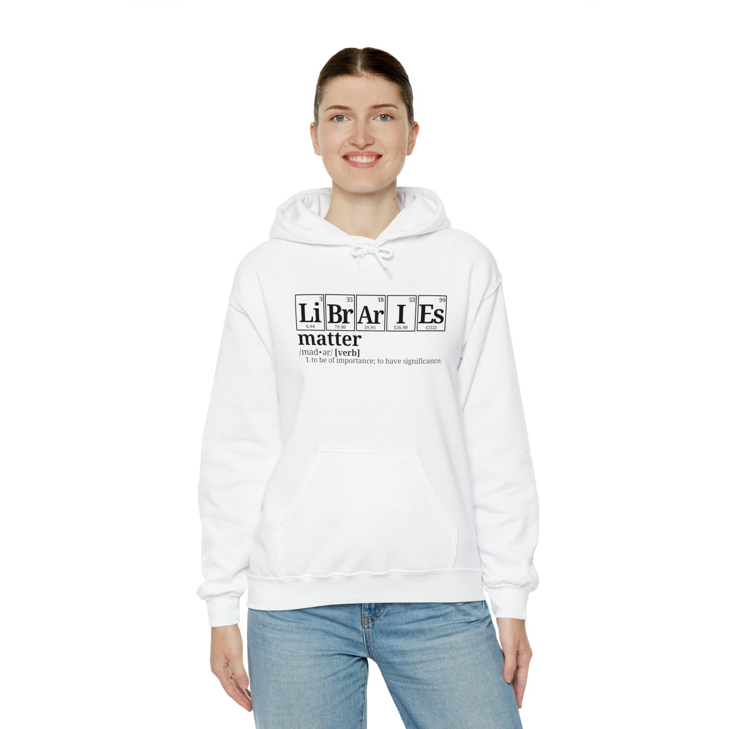 Libraries Matter Hooded Sweatshirt, Libraries Matter Hoodie, Librarian Hoodie, Librarian Sweatshirt