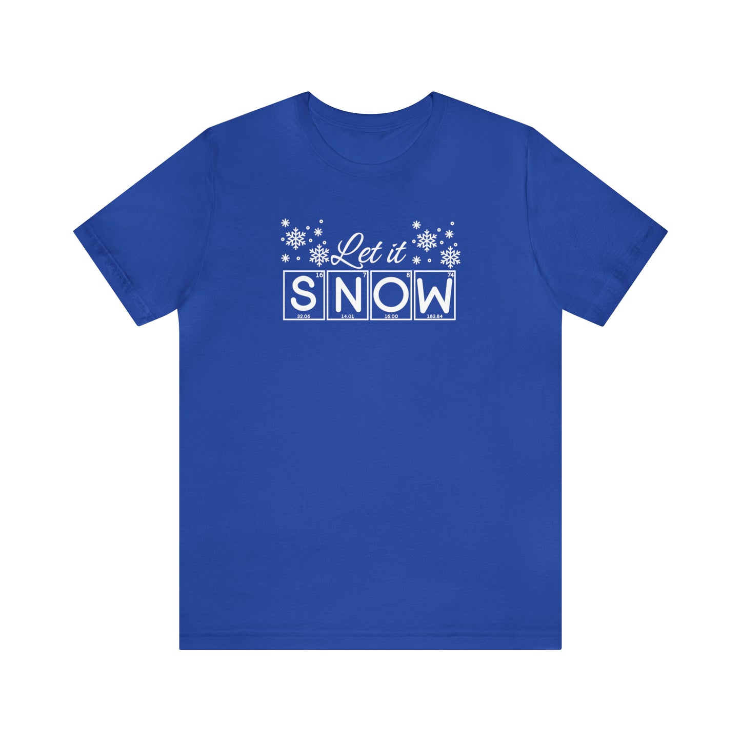 Let it Snow Science Christmas Shirt, Christmas T-Shirt, Holiday T-Shirt, Science Holiday Shirt