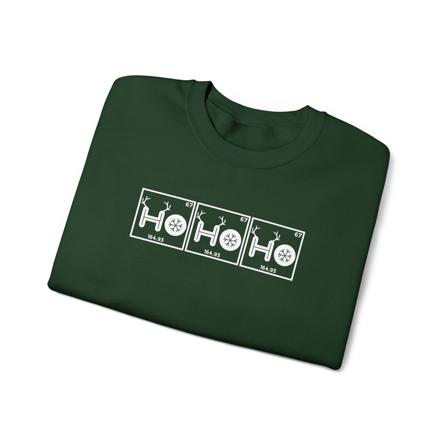 Ho Ho Ho Chemistry Crewneck Sweatshirt, Christmas Holiday Sweater, Periodic Table, Scientist Gift, Science Teacher Gift, Breaking Bad