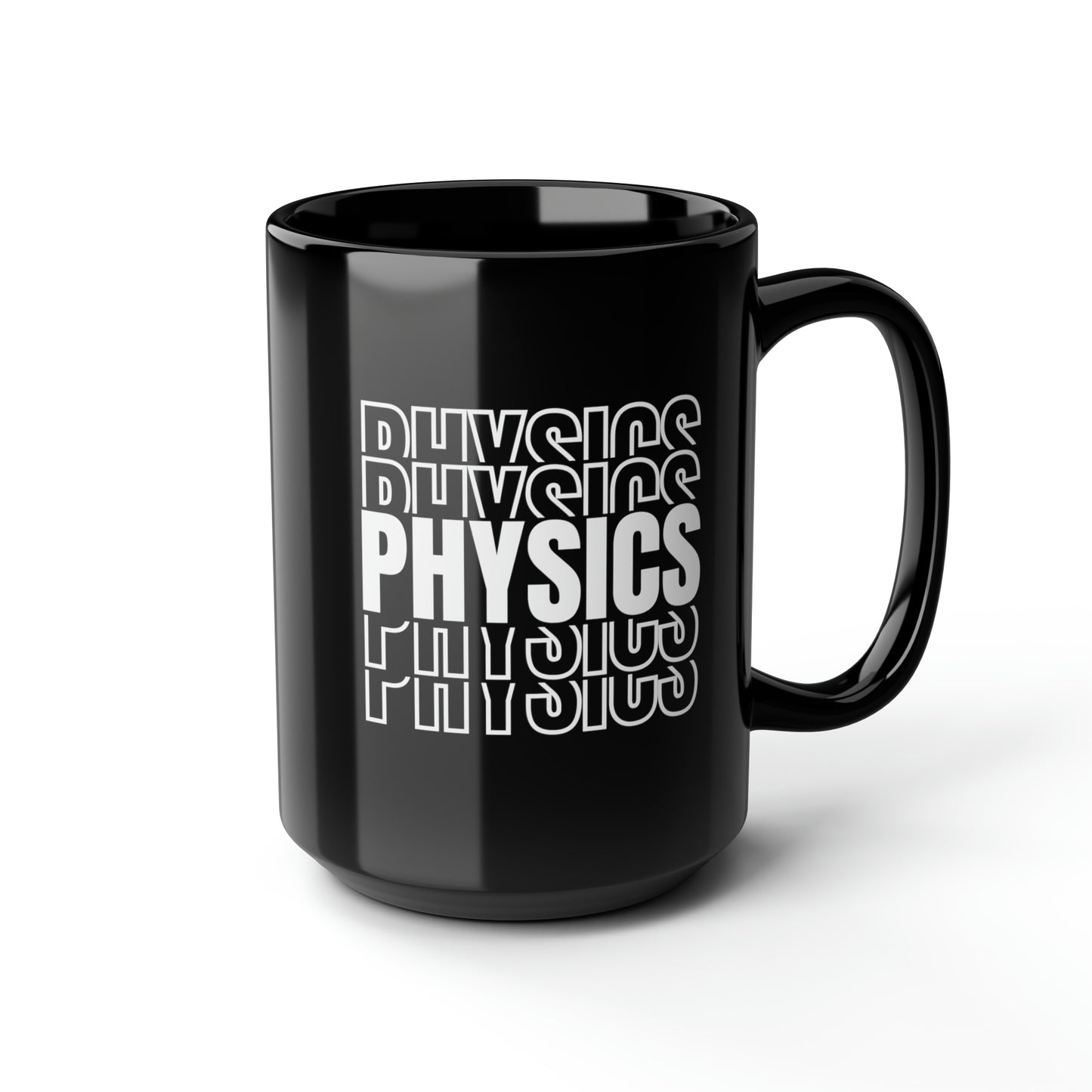 15oz - Physics Science Mug - Black