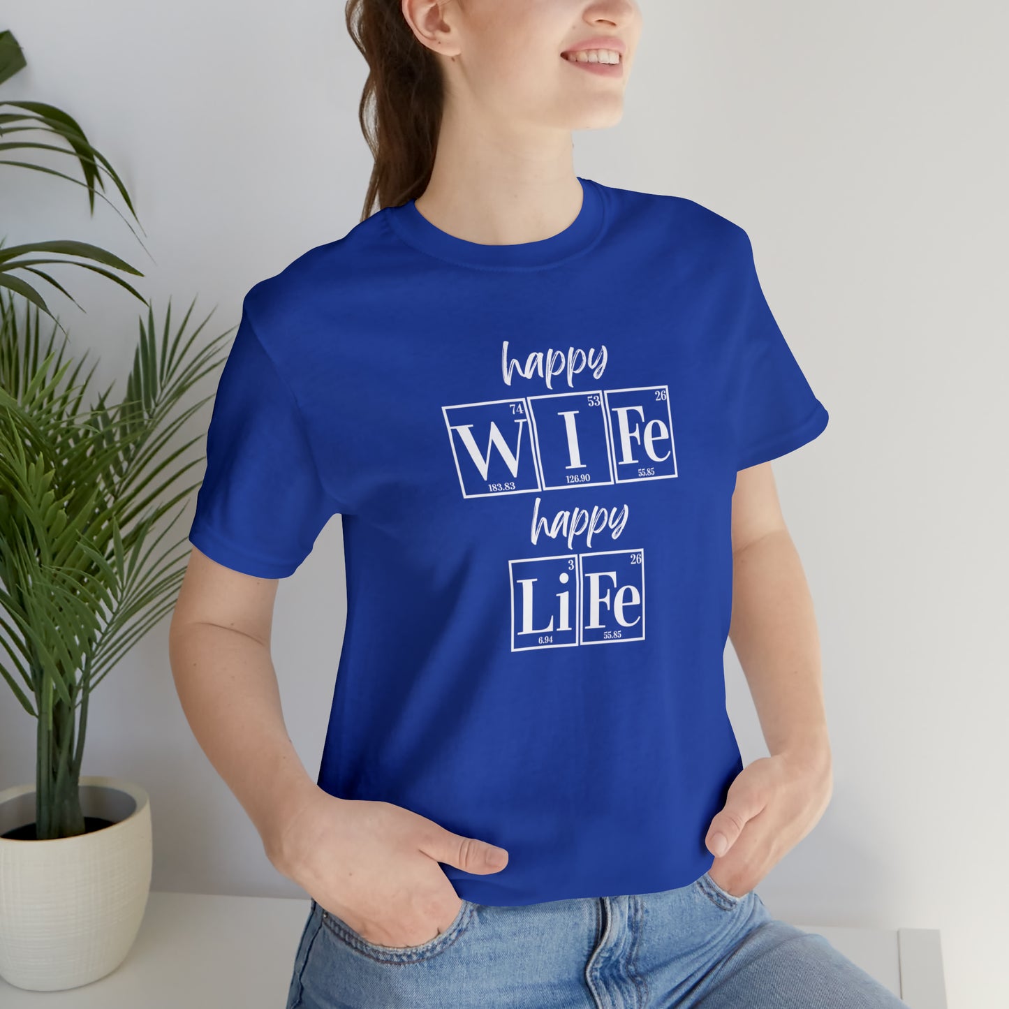 Happy Wife Happy Life Shirt, Marriage Shirt, Marriage shirt, Periodic Table Humor, Science-Themed Tee, Chemistry of Love