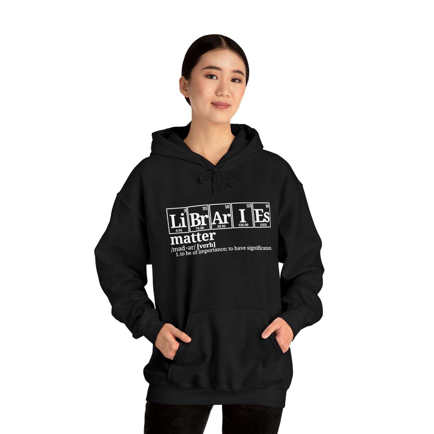 Libraries Matter Hooded Sweatshirt, Libraries Matter Hoodie, Librarian Hoodie, Librarian Sweatshirt
