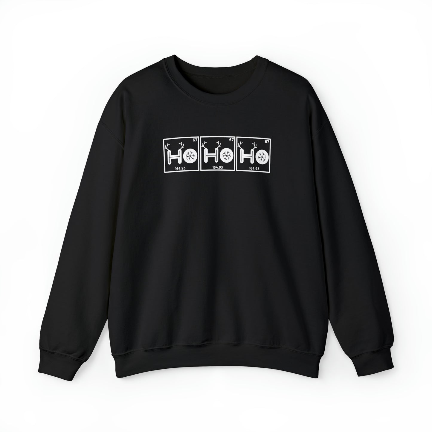 Ho Ho Ho Chemistry Crewneck Sweatshirt, Christmas Holiday Sweater, Periodic Table, Scientist Gift, Science Teacher Gift, Breaking Bad