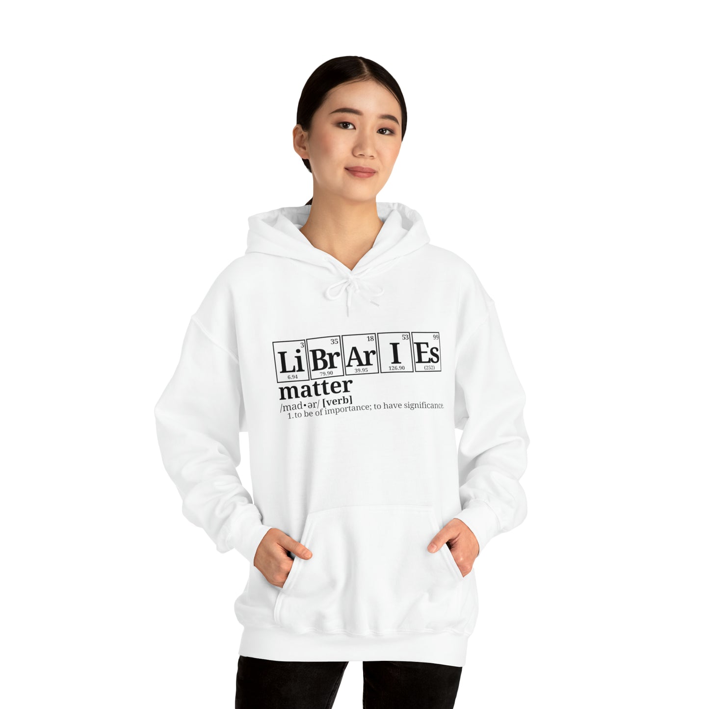Libraries Matter Hooded Sweatshirt, Libraries Matter Hoodie, Librarian Hoodie, Librarian Sweatshirt