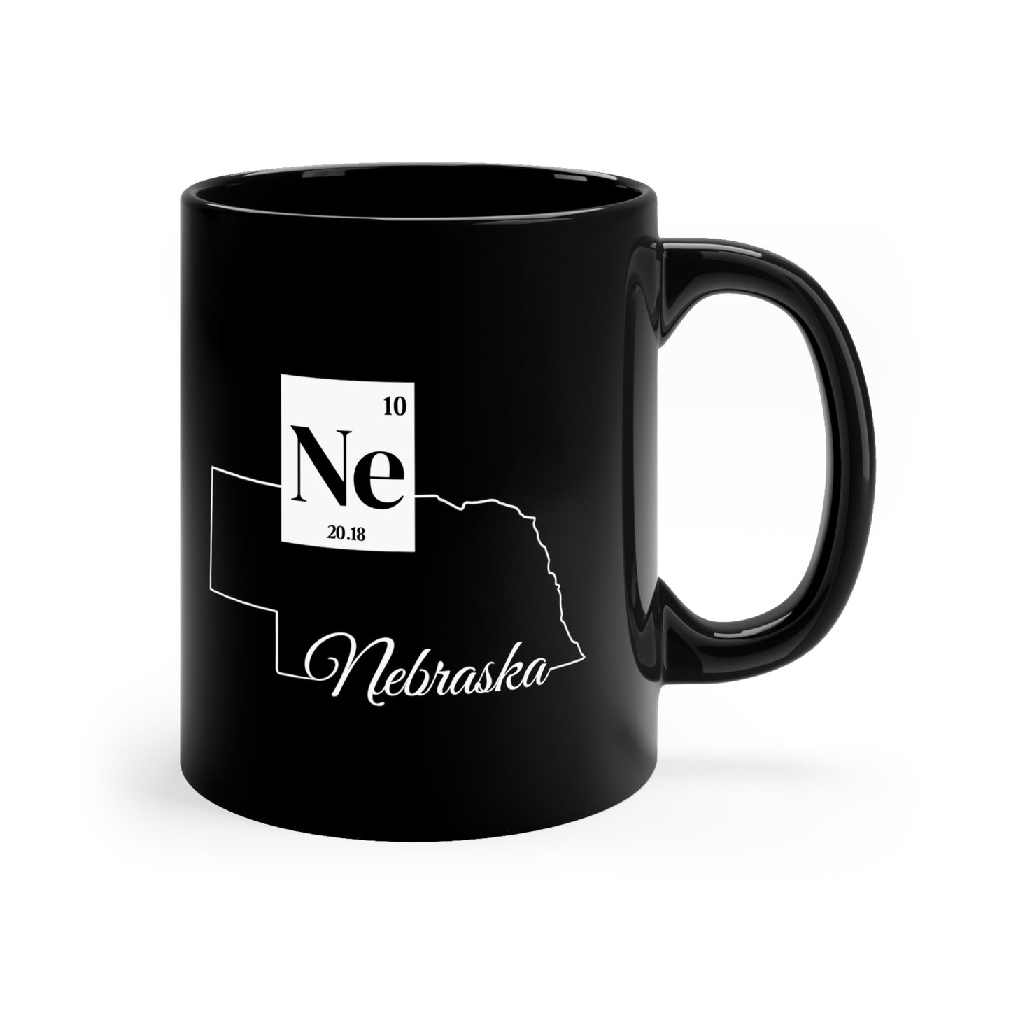 11oz Science Coffee Mug - Nebraska State Coffee Mug