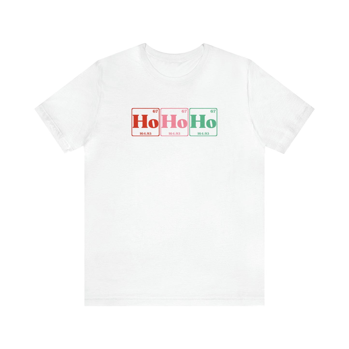 Ho Ho Ho Christmas Shirt, Christmas T-Shirt, Holiday T-Shirt, Science Holiday Shirt