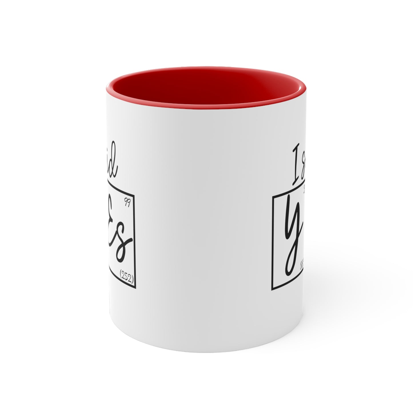11oz - I Said Yes! Engagement Announcement Science Mug