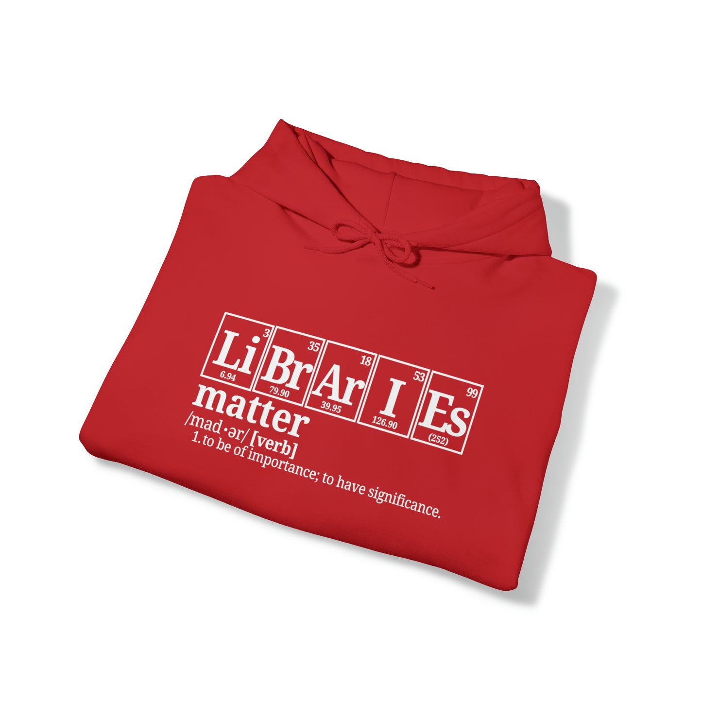 Libraries Matter Hooded Sweatshirt, Libraries Matter Hoodie, Librarian Hoodie, Librarian Sweatshirt