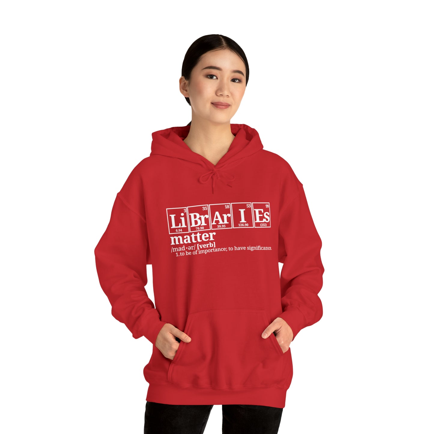 Libraries Matter Hooded Sweatshirt, Libraries Matter Hoodie, Librarian Hoodie, Librarian Sweatshirt