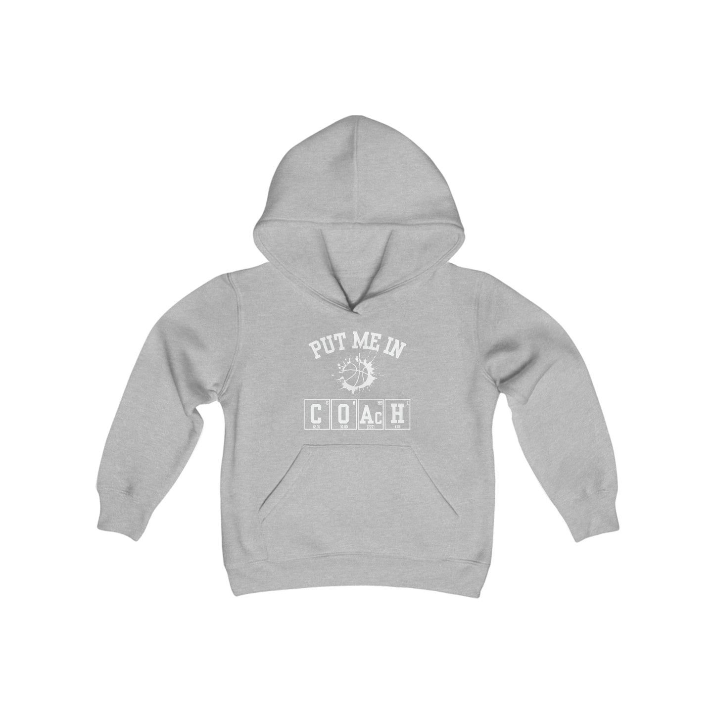 YOUTH - Put Me In Coach Hooded Sweatshirt - Basketball Game Day Hoodie