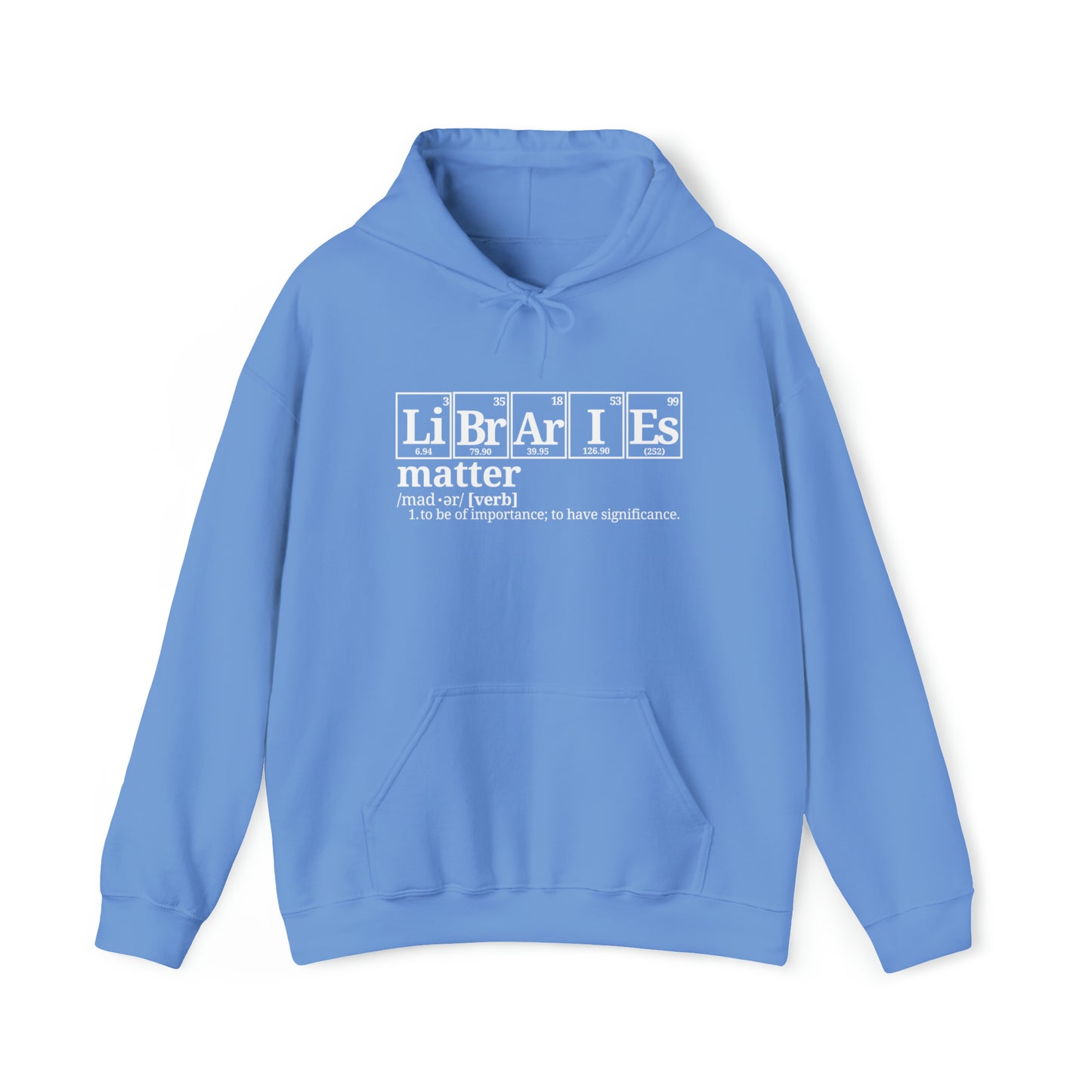 Libraries Matter Hooded Sweatshirt, Libraries Matter Hoodie, Librarian Hoodie, Librarian Sweatshirt
